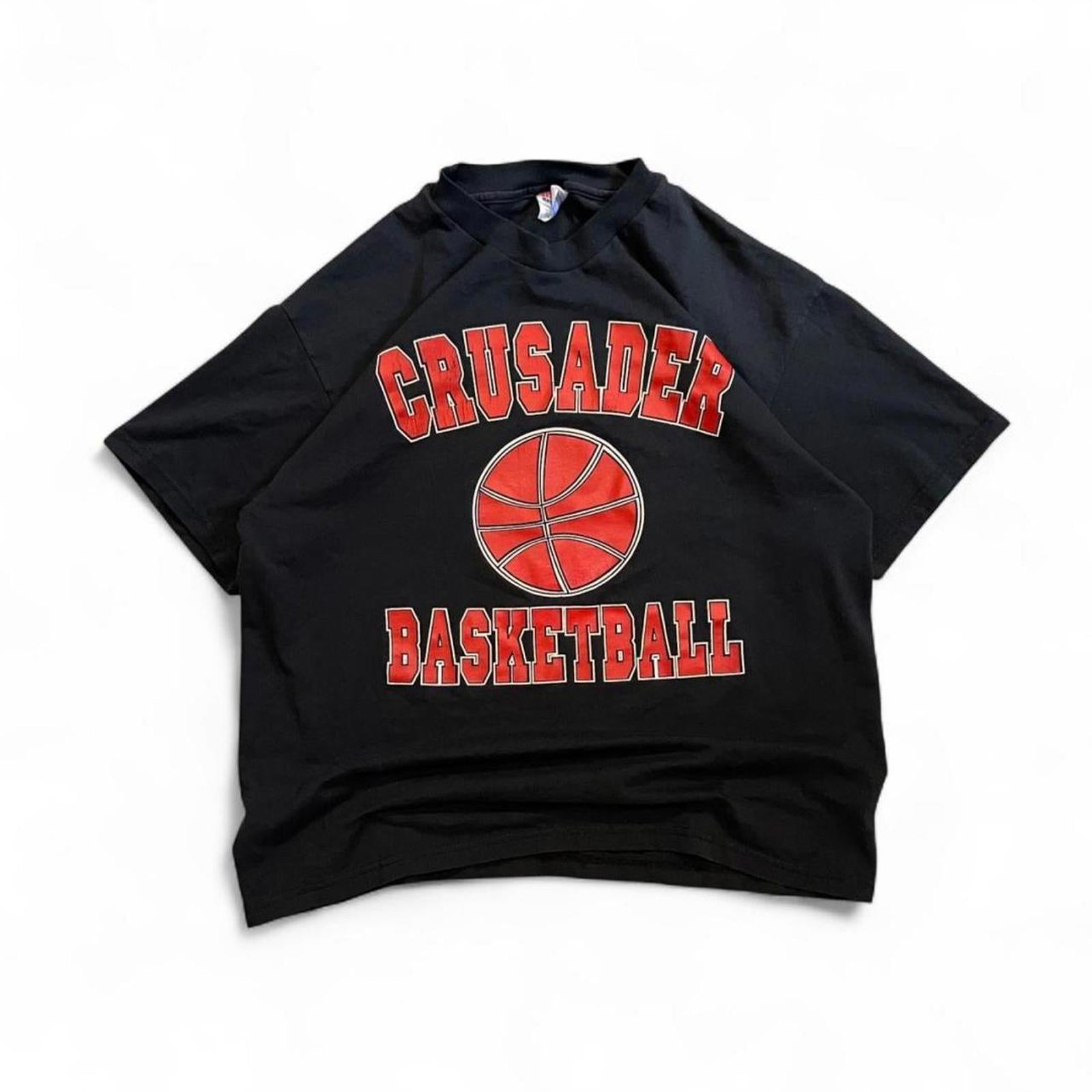 Vintage 90s Crusader Basketball Retro Style T-Shirt Hanes 8eefcb35-0e59-4553-93f8-a9585a079215