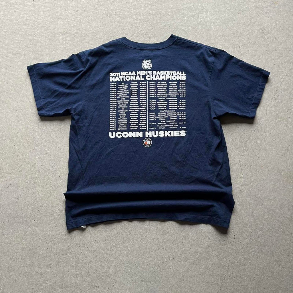 Vintage Style 2011 UConn Basketball National Champions T-Shirt - Uptwn Vintage