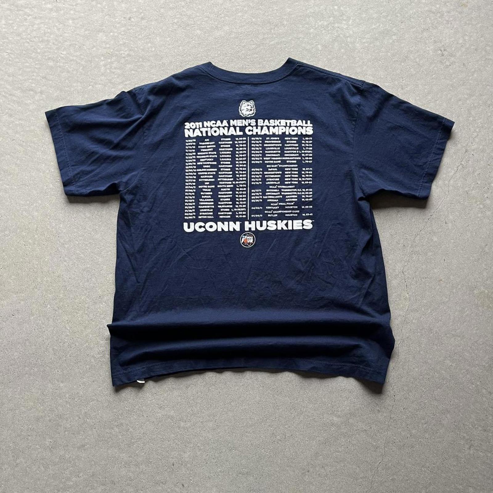 Vintage Style 2011 UConn Basketball National Champions T-Shirt - Uptwn Vintage
