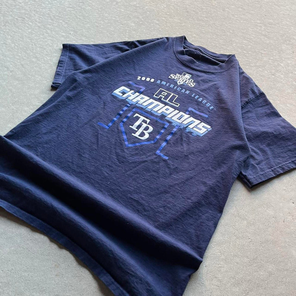 Vintage 2008 Tampa Bay Rays Champions T-Shirt - Uptwn Vintage