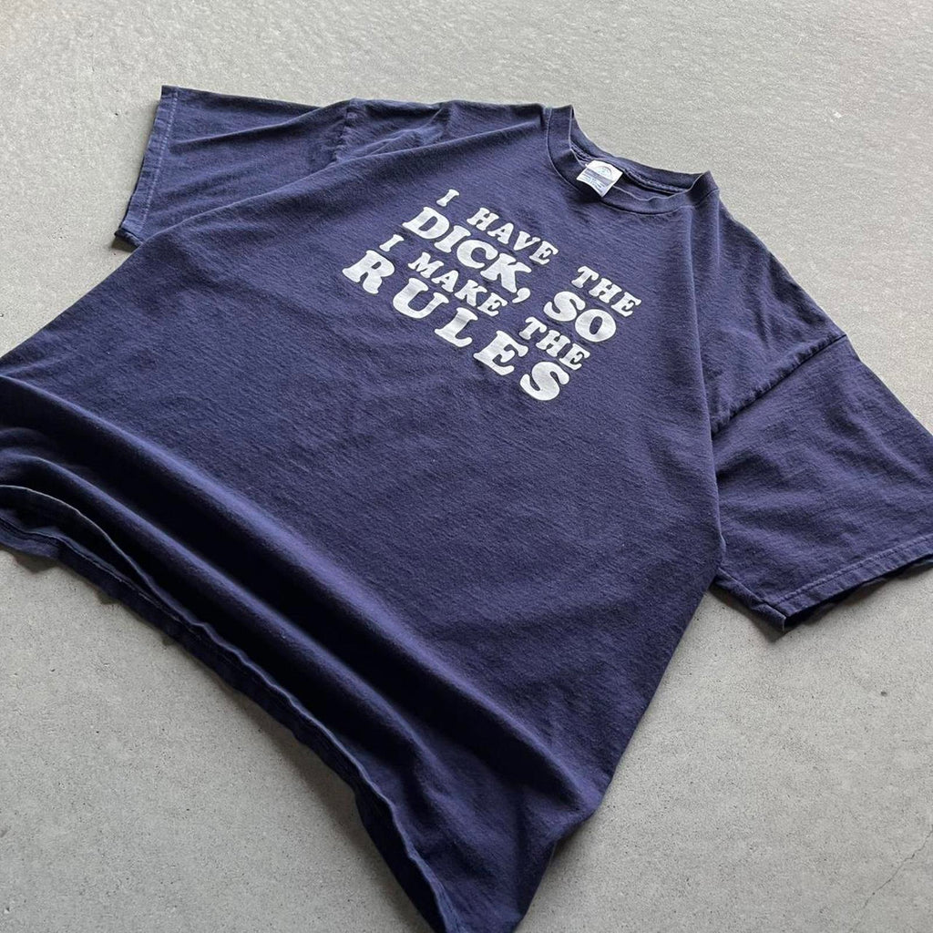Vintage Y2K Grail Funny Dick T-Shirt - Uptwn Vintage