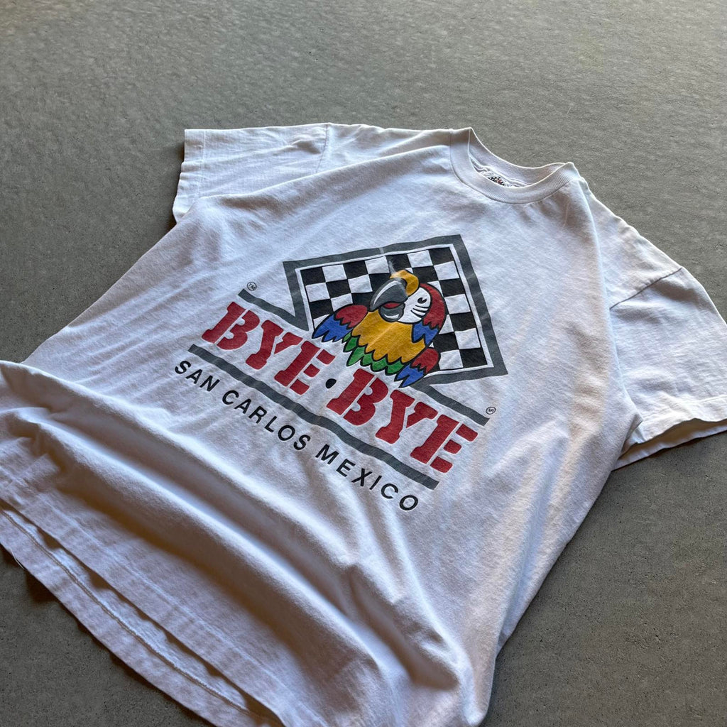 Vintage 90s Single Stitch San Carlos Mexico Travel T-Shirt - Uptwn Vintage