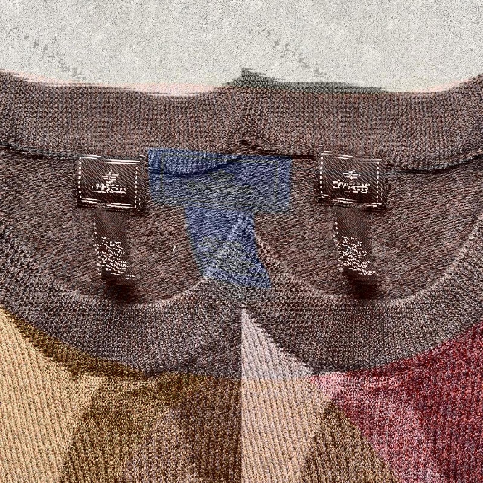 Vintage Y2K Brown Dockers Knit Sweater