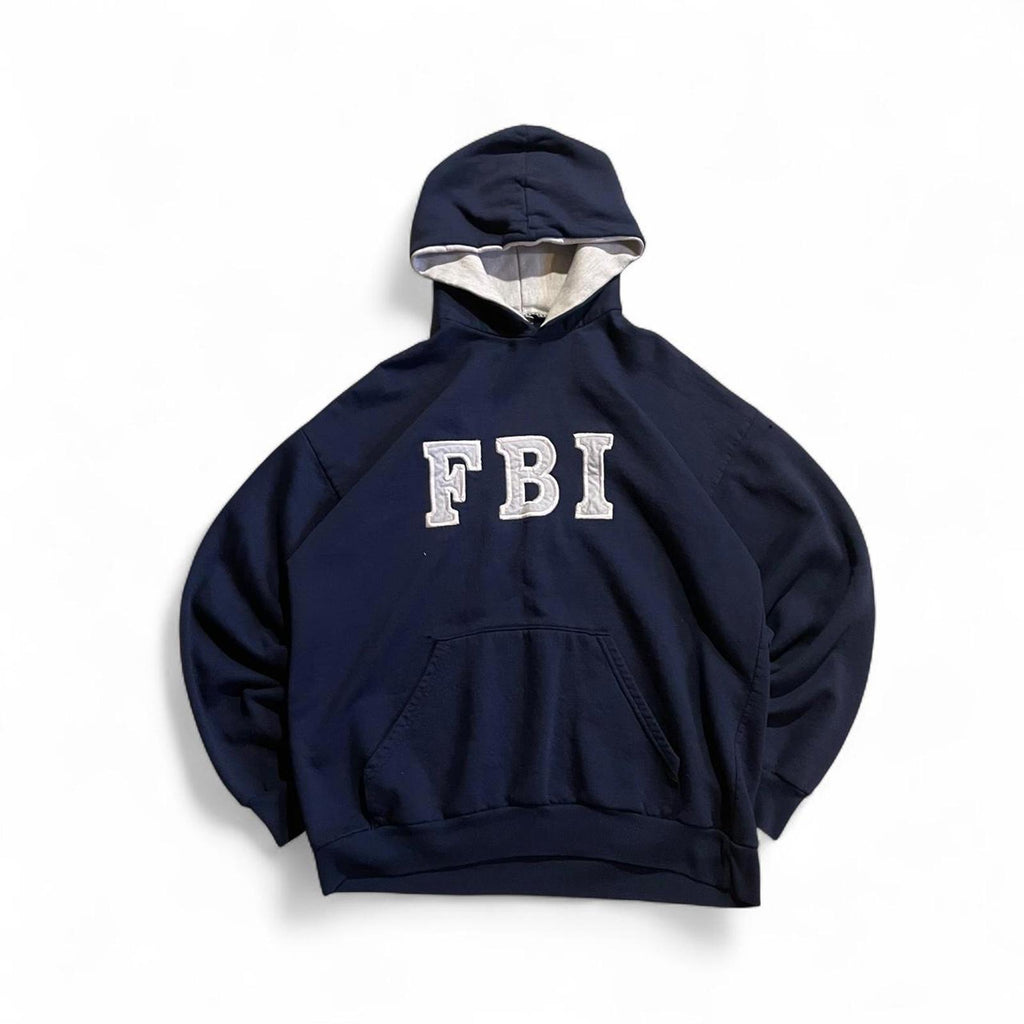 Vintage 80s Navy Embroidered FBI Hoodie American Vintage 0b7df64c-d4c1-4e4c-a13a-84a24ea291c8