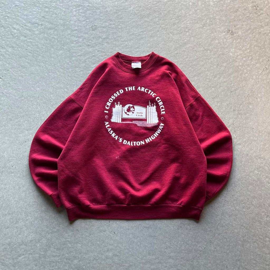 Vintage Clothing Vintage 90s Arctic Circle Graphic Sweatshirt Hanes - uptwn vintage - 0c15b42b-cffd-4937-9672-234f66b25046