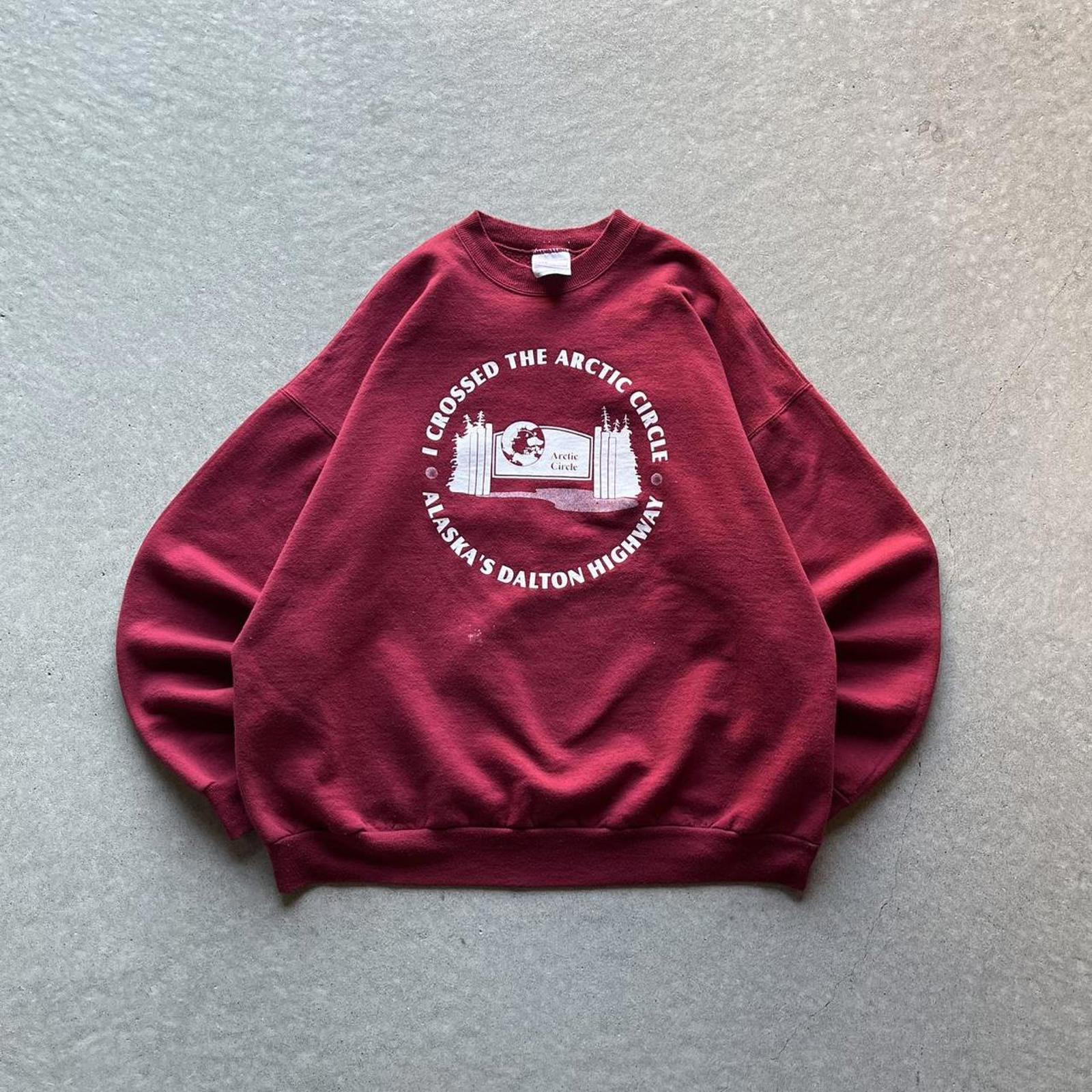 Vintage Clothing Vintage 90s Arctic Circle Graphic Sweatshirt Hanes - uptwn vintage - 0c15b42b-cffd-4937-9672-234f66b25046
