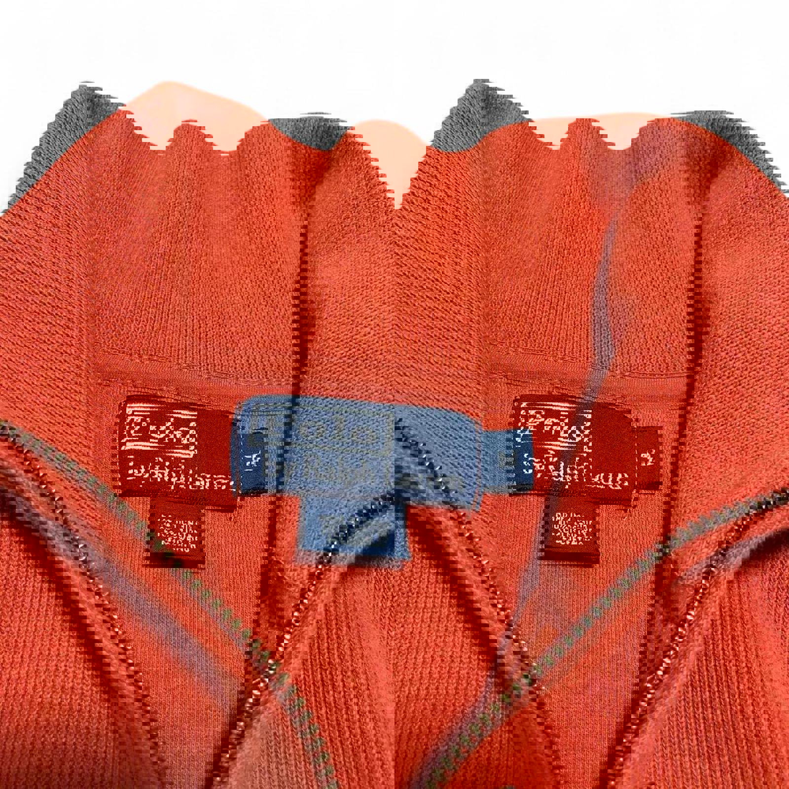 Vintage Clothing Vintage 90s Orange Polo Ralph Lauren Quarter Zip Polo Ralph Lauren - uptwn vintage - 0f4f4a81-1179-41cf-9df3-f95f1d22e00f