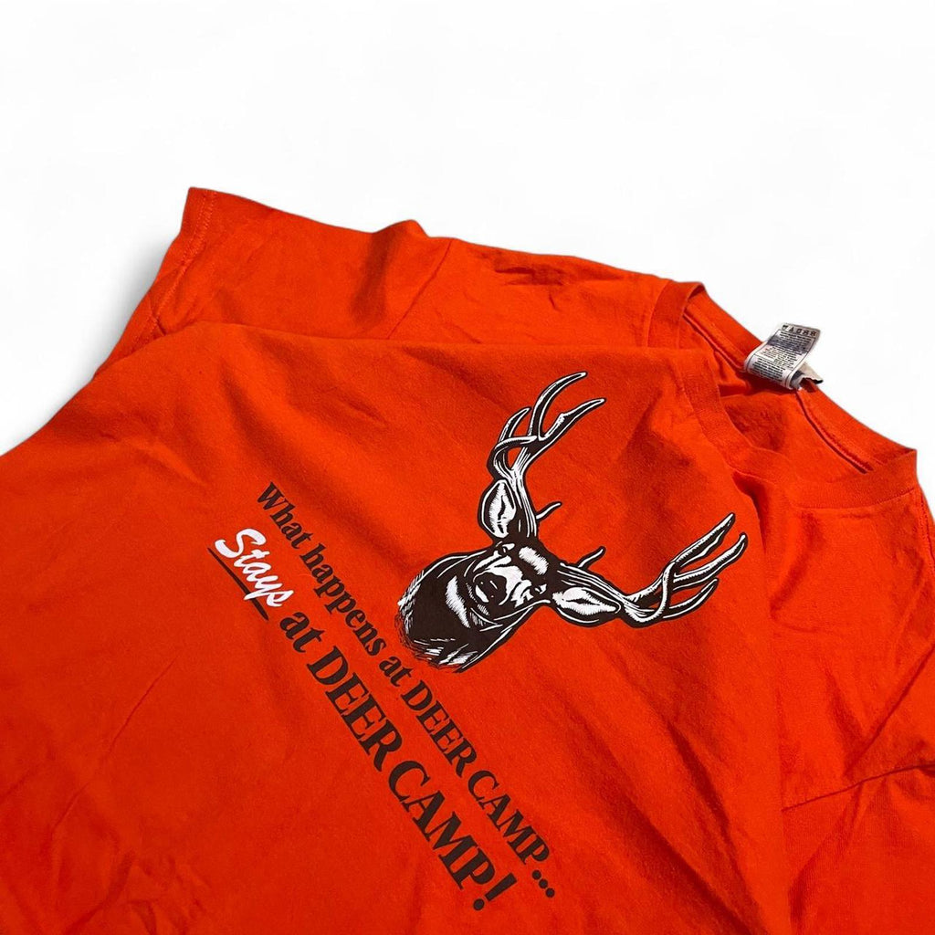 Vintage Y2K Camping Style Deer Graphic T-Shirt American Vintage - uptwn vintage - 10ff581e-d9d9-4049-b08b-5f9e96b2f346