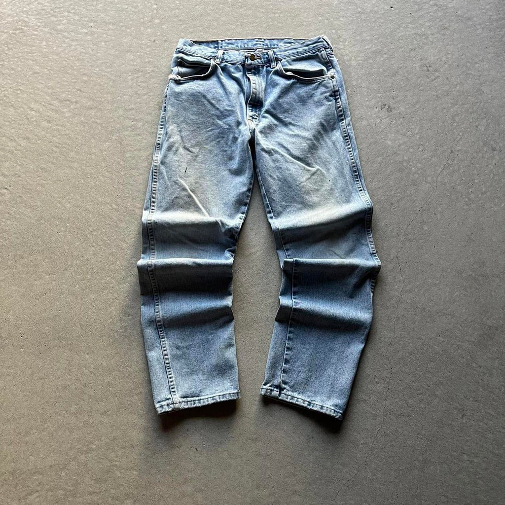 Vintage Y2K Faded Wrangler Blue Jeans - Uptwn Vintage