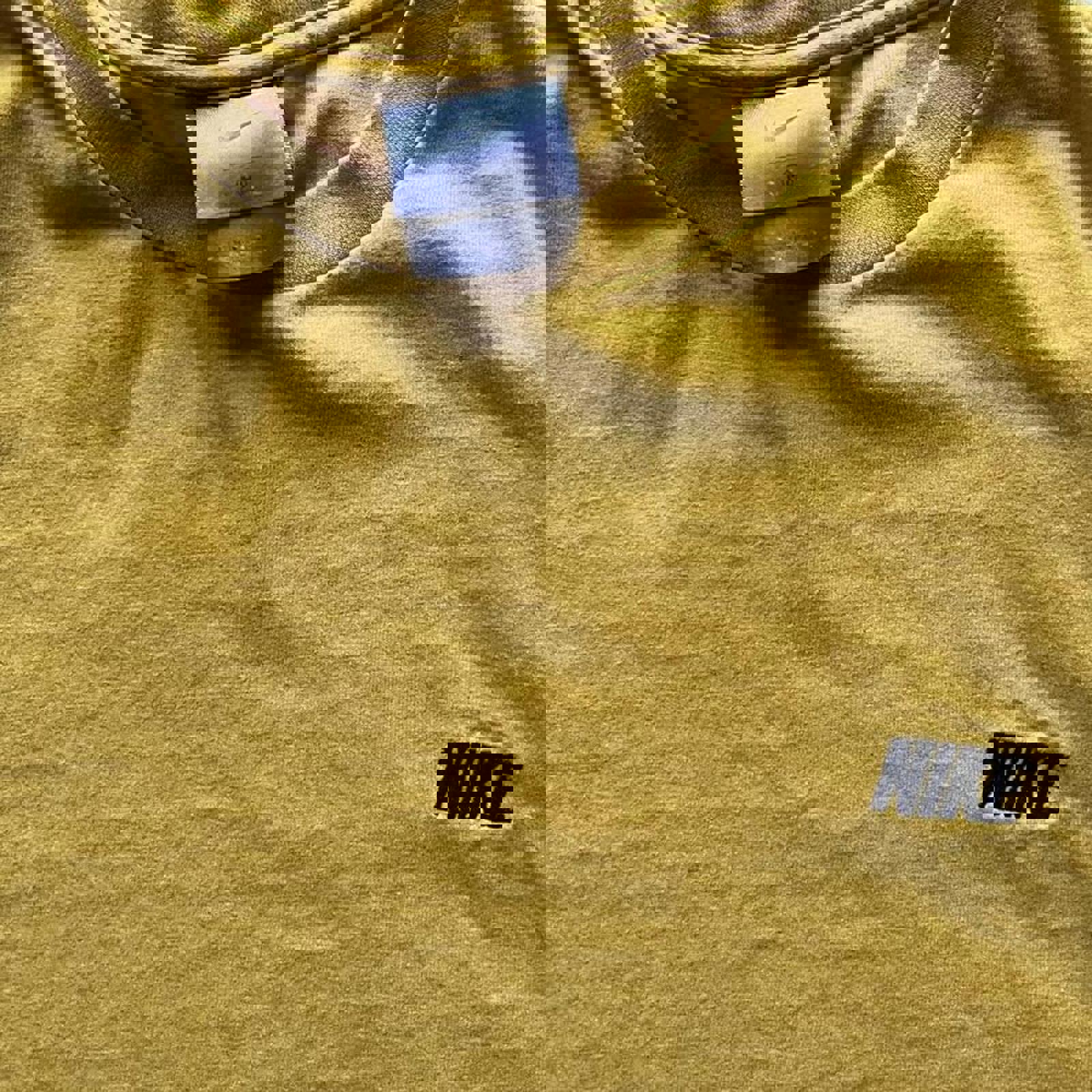 Vintage Y2K Yellow Nike Spell-Out T-Shirt