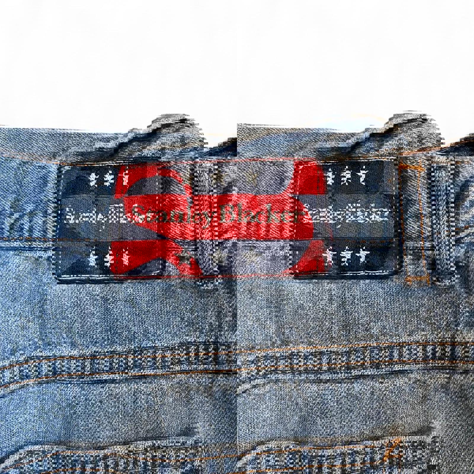 Vintage 90s Super Baggy Stanley Blacker Denim Jeans Stanley Blacker 197fc65f-487f-4e47-bebe-302714b01a21