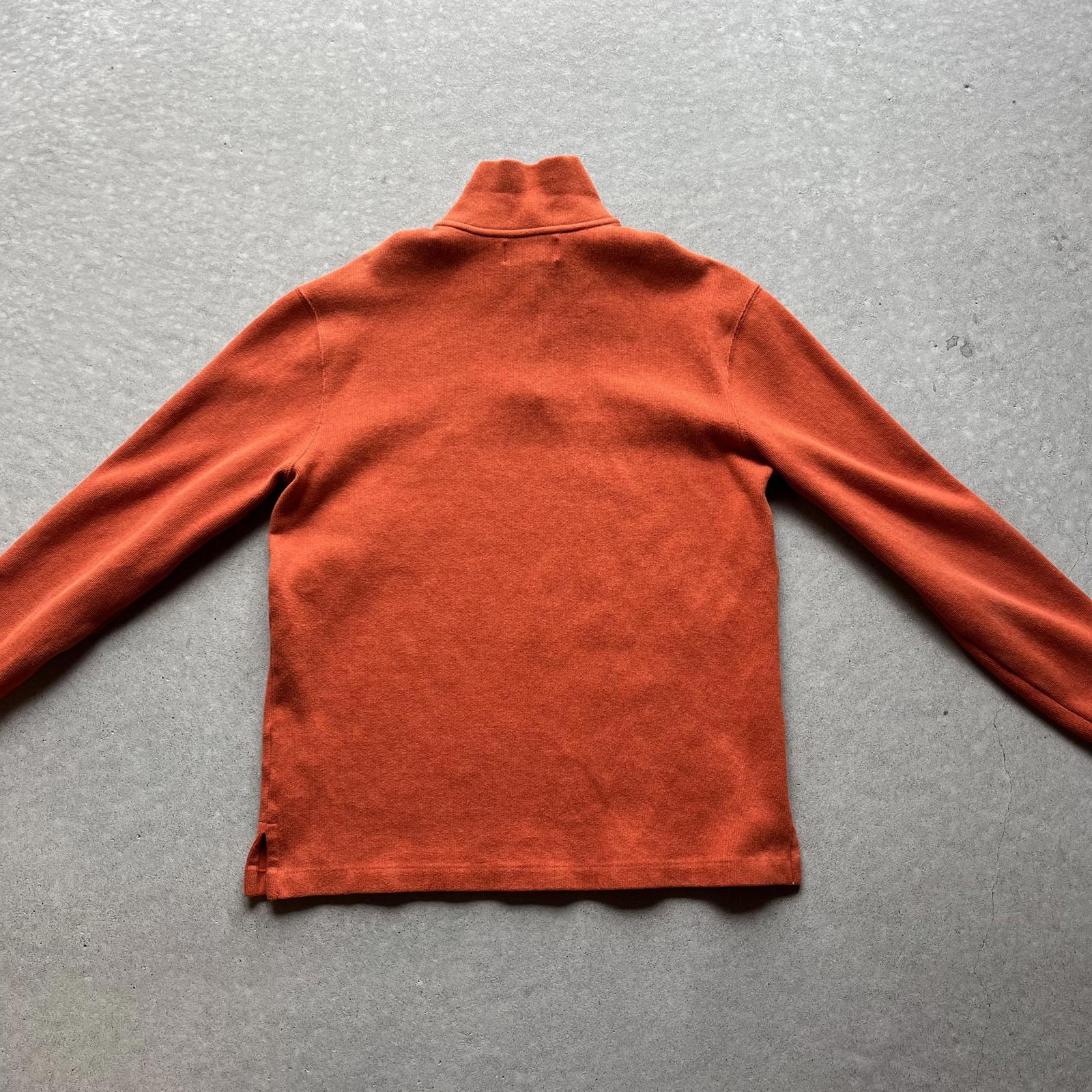 Vintage 90s Orange Polo Ralph Lauren Quarter Zip