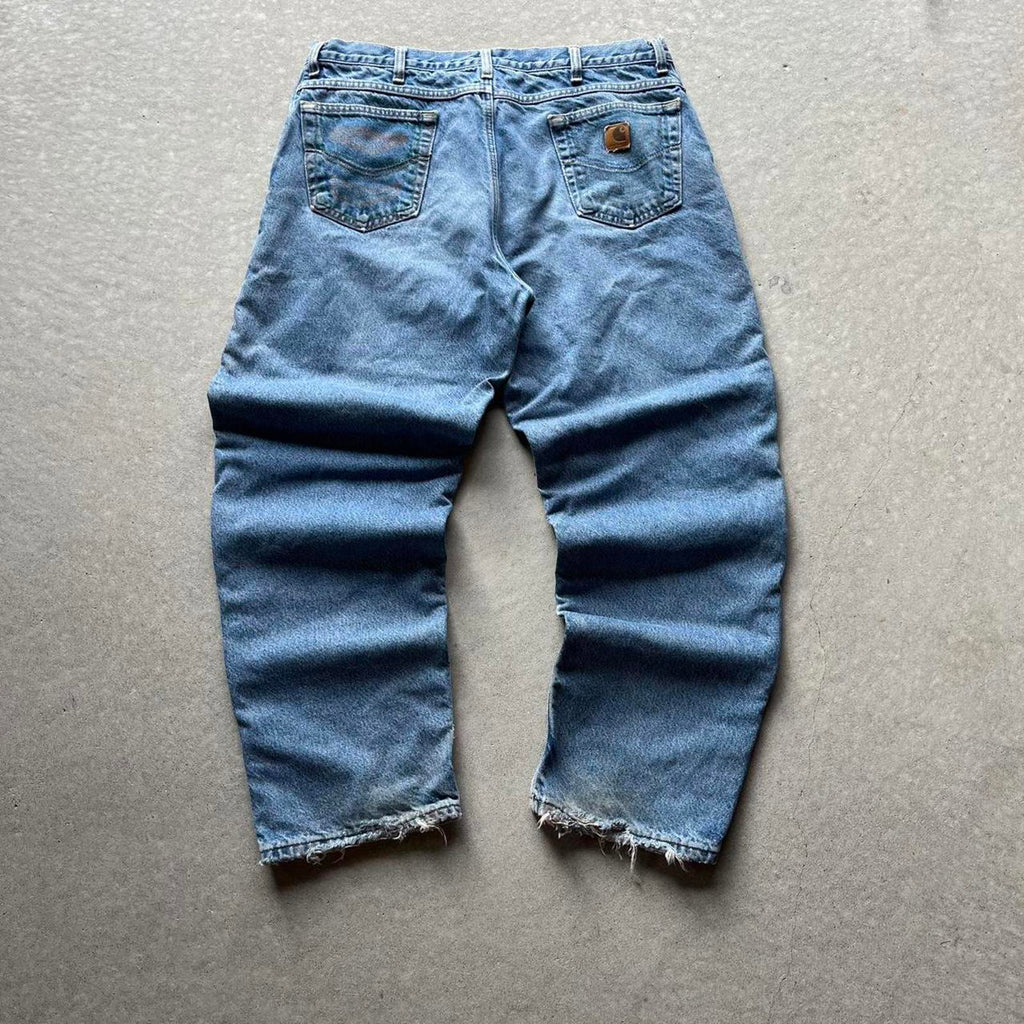 Vintage Y2K Unique Carhartt Blanket Lined Jeans