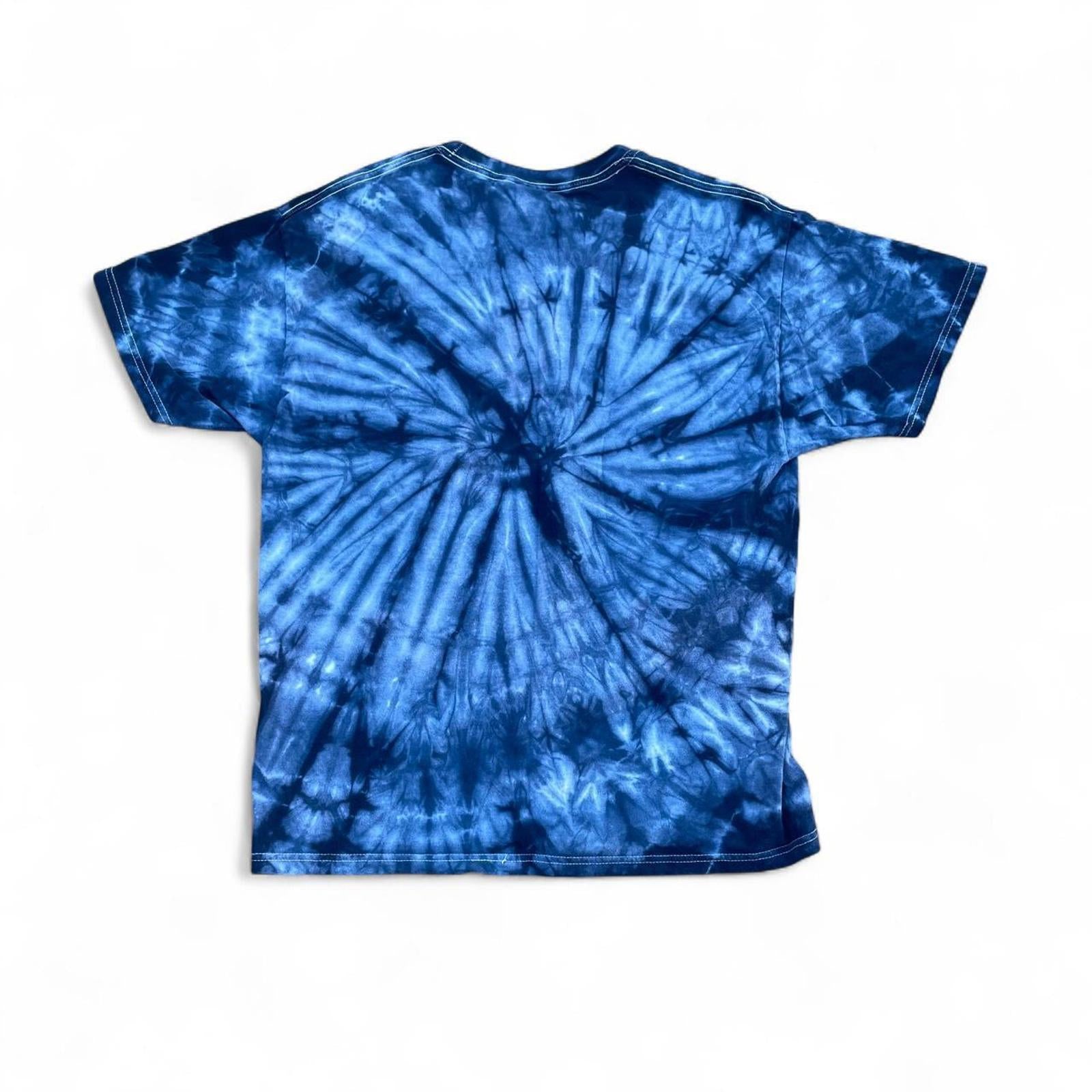Vintage Snow College Badgers AOP Tie-Dye T-Shirt Hanes - uptwn vintage - 1d26d697-3fd9-4db6-8591-c7df31589046