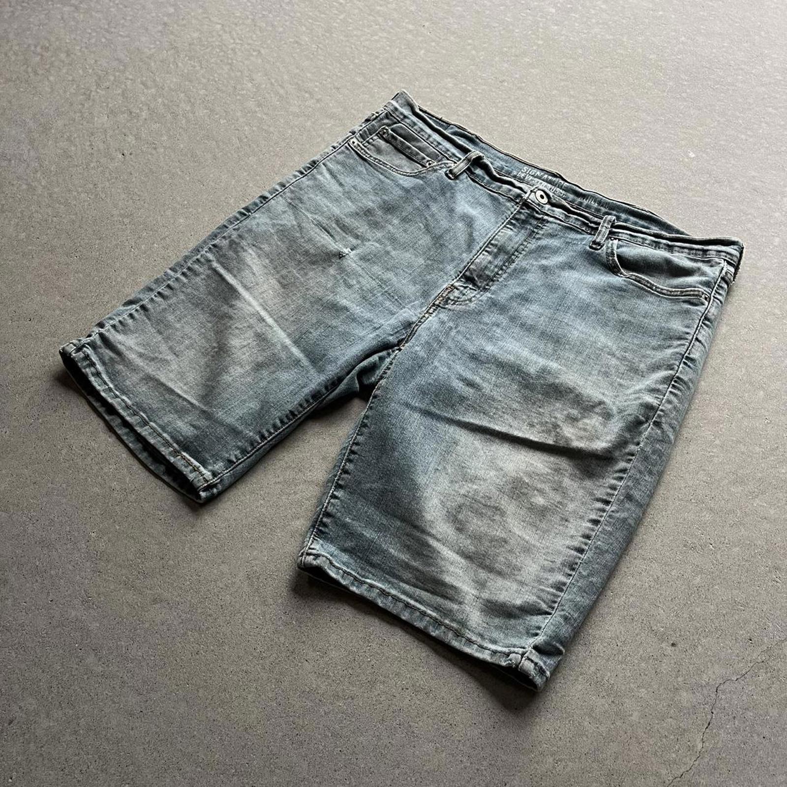 Faded Levi’s Baggy Denim Jorts - Uptwn Vintage
