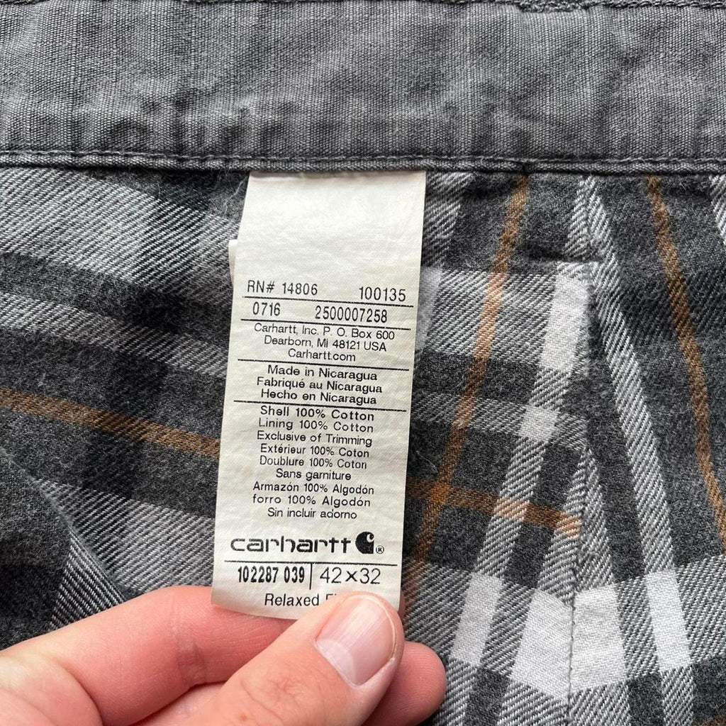 2016 Carhartt Flannel Lined Double Knee Carpenter Pants