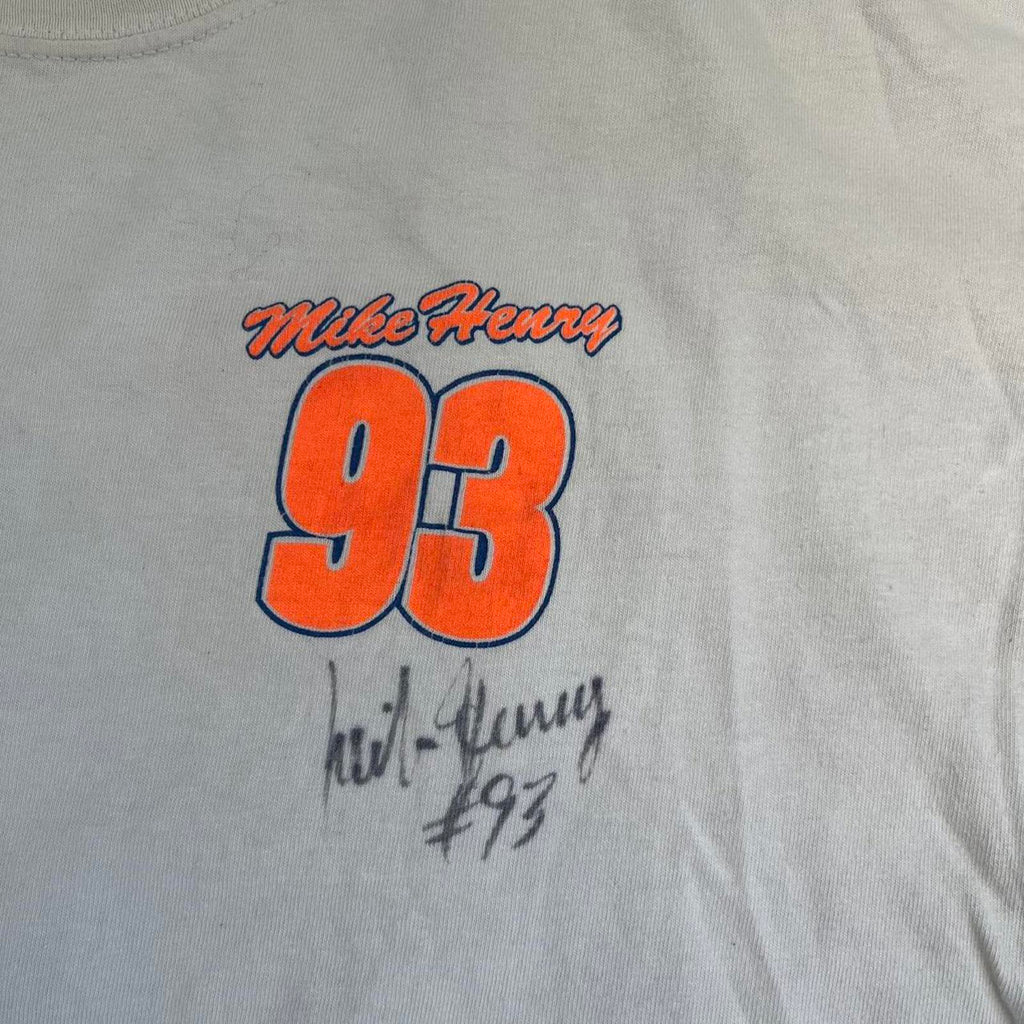 Vintage 90s Signed Mike Henry Spring Car Racing T-Shirt Hanes 1e9890ec-aa30-40a4-b884-cb808fa60d8b