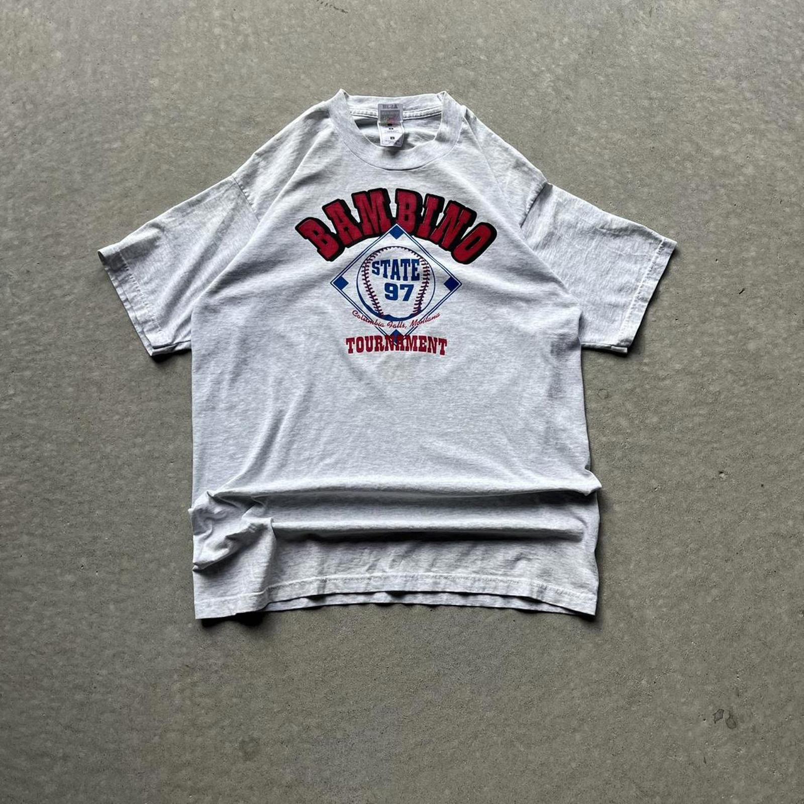 Vintage 1997 Bambino Baseball Tournament T-Shirt - Uptwn Vintage