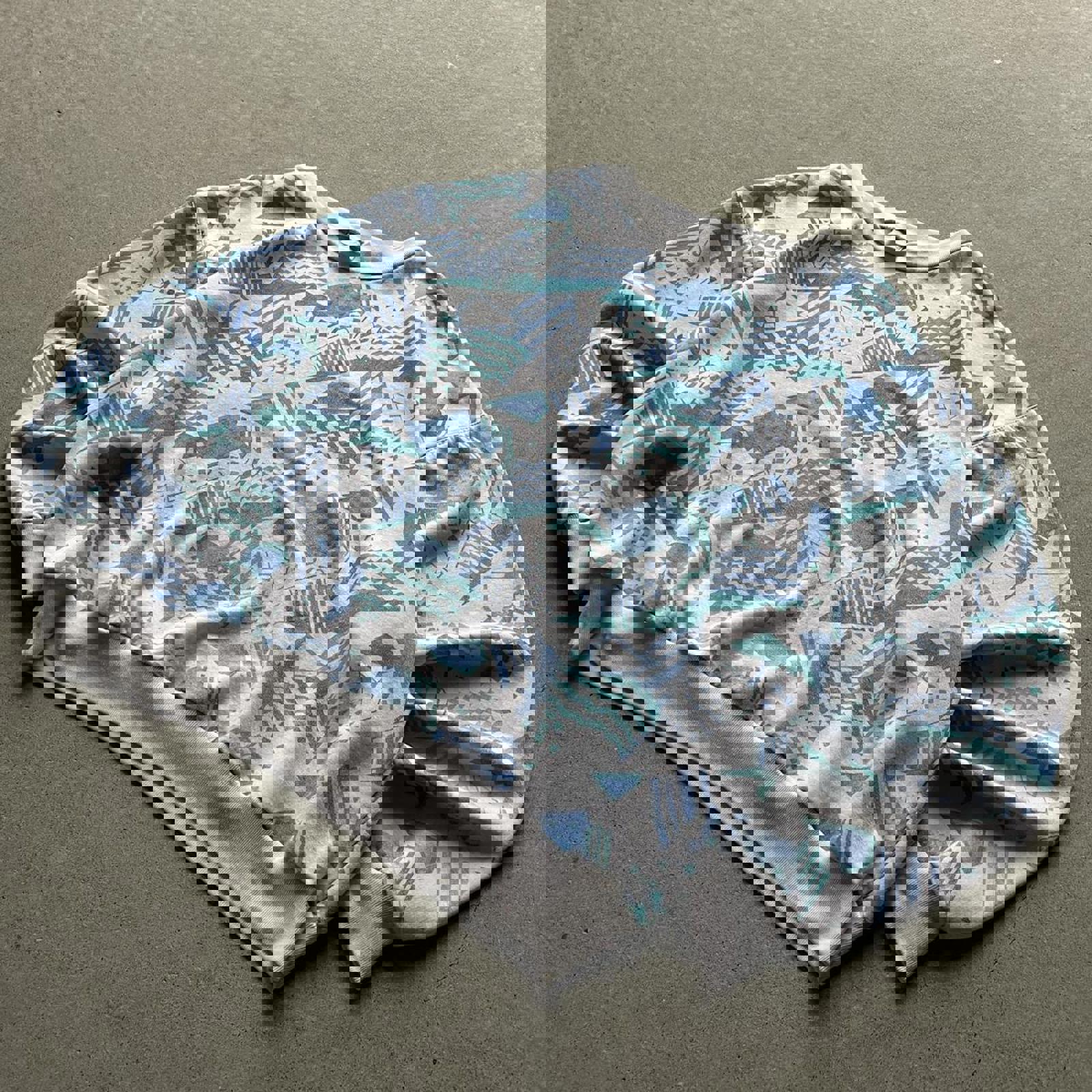 Vintage 80s Grail Nike Patterned Crewneck Sweatshirt