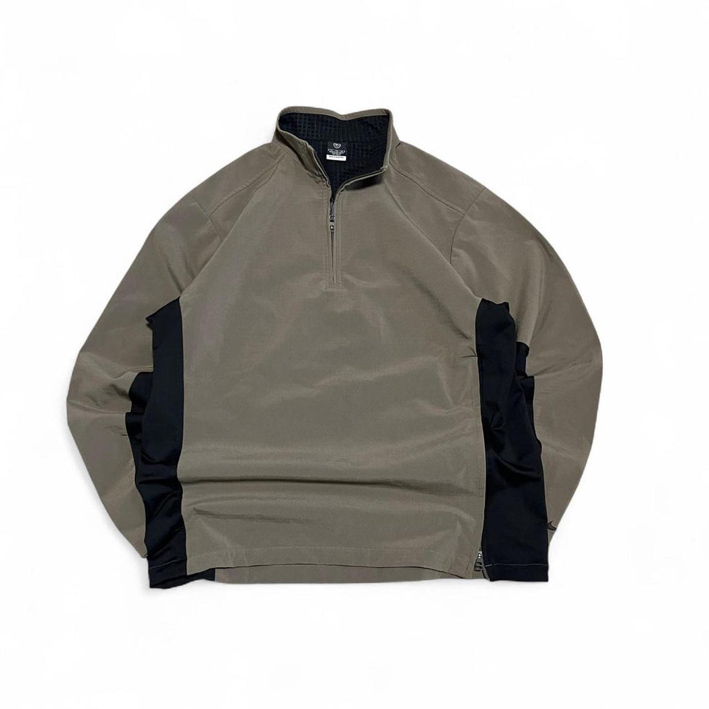 Brown And Black Nike Golf Quarter-zip Coat