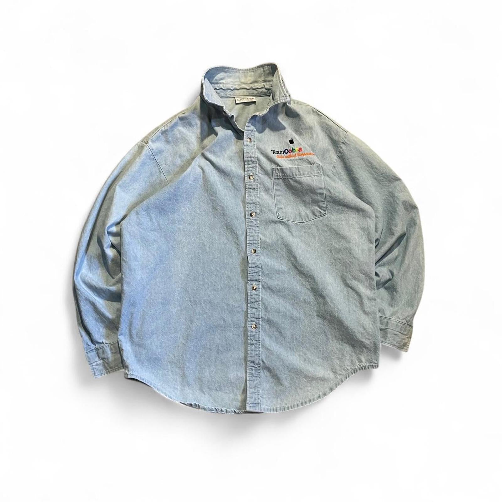 Vintage 80s Apple Team Cobra Button Down Shirt American Vintage 2242af7d-3487-4d4a-ae02-427a96c6d766
