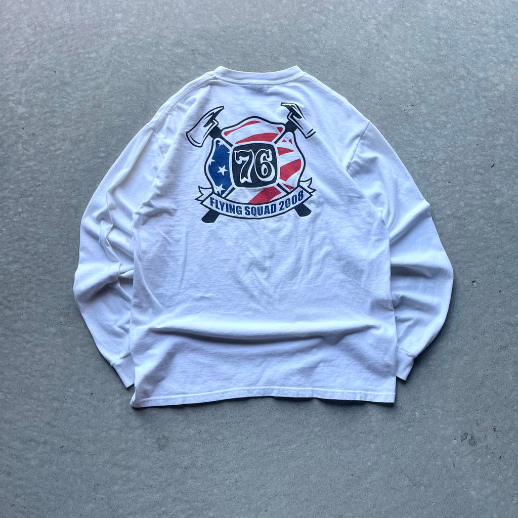 Vintage 2008 USS Ronald Raegan Flying Squad Shirt - Uptwn Vintage