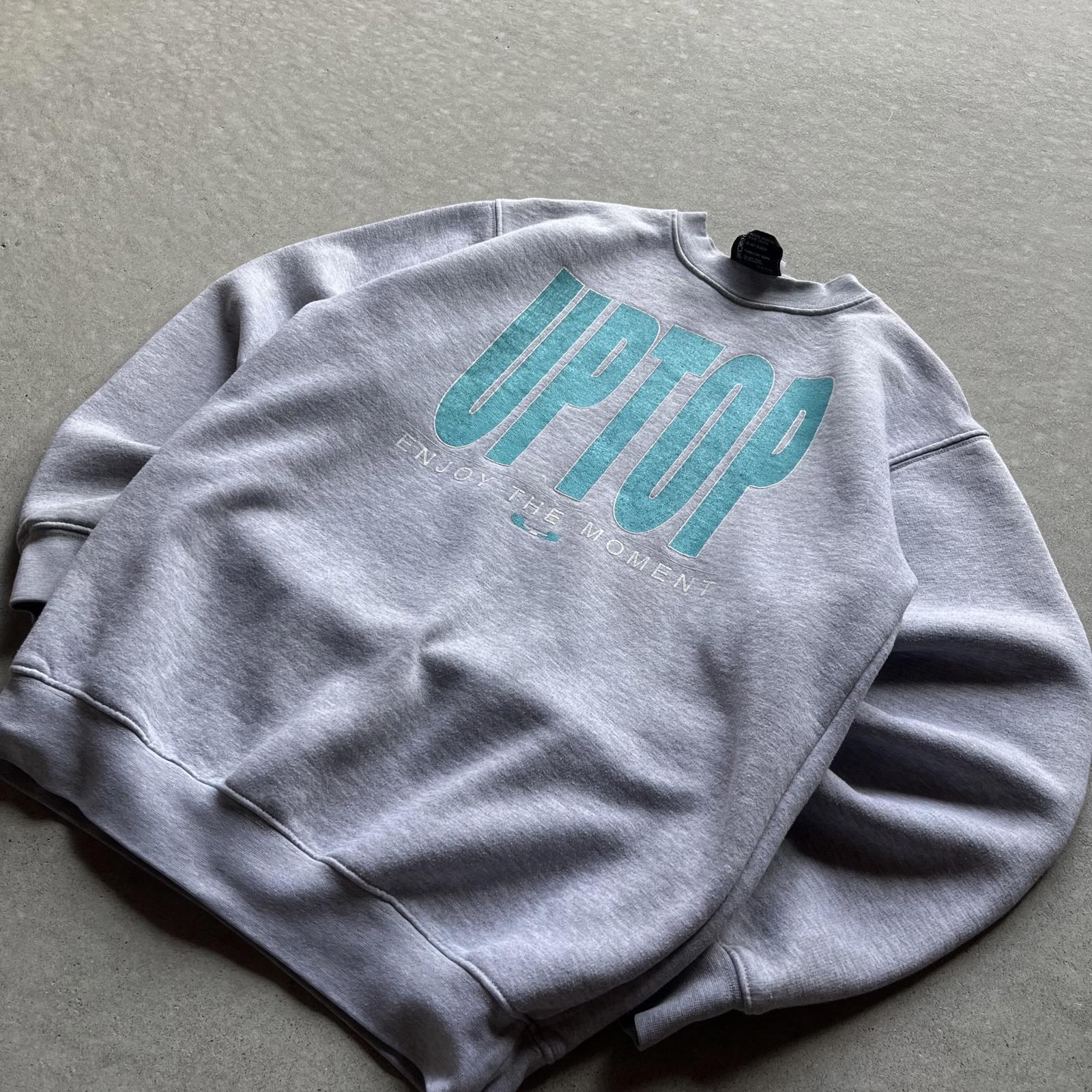 Vintage 90s Bayside Uptop Made In USA Crewneck Sweatshirt