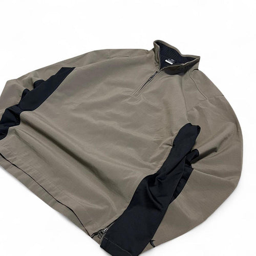 Brown And Black Nike Golf Quarter-zip Coat