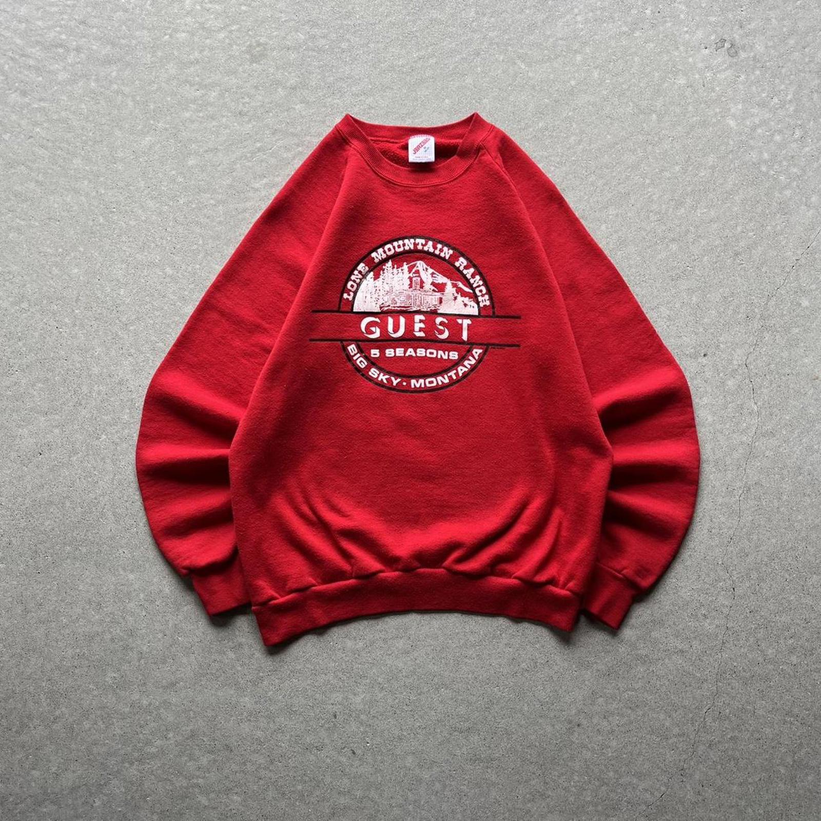 Vintage Clothing Vintage 90s Big Sky Montana Lone Mountain Ranch Graphic Crewneck JERZEES - uptwn vintage - 2a2d6282-fbce-4445-af1b-3295f661f3e3