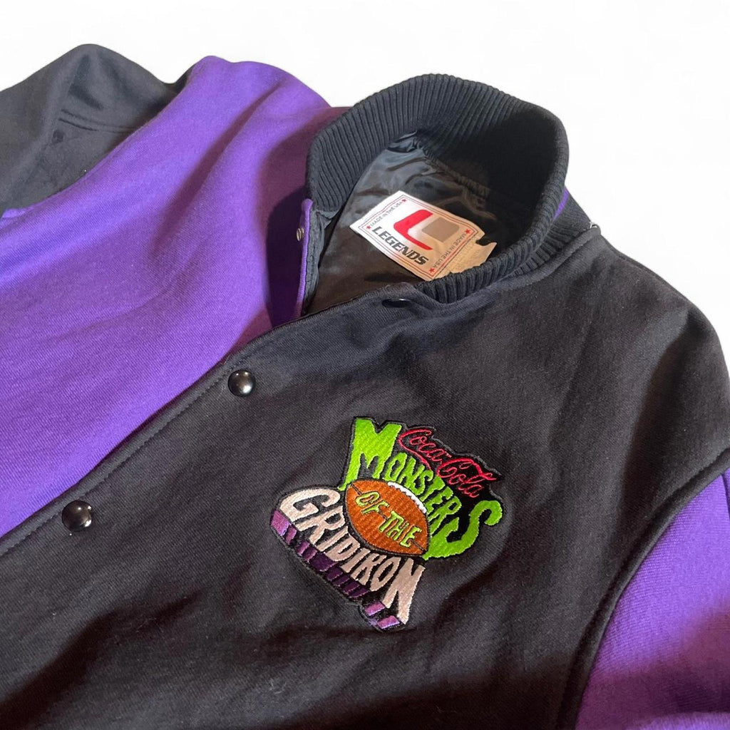 Vintage 90s Coca-Cola Monsters Of The Gridiron Football Letterman Jacket American Vintage 2be78f4e-ecbe-4356-8ff2-356dd3b3a39e