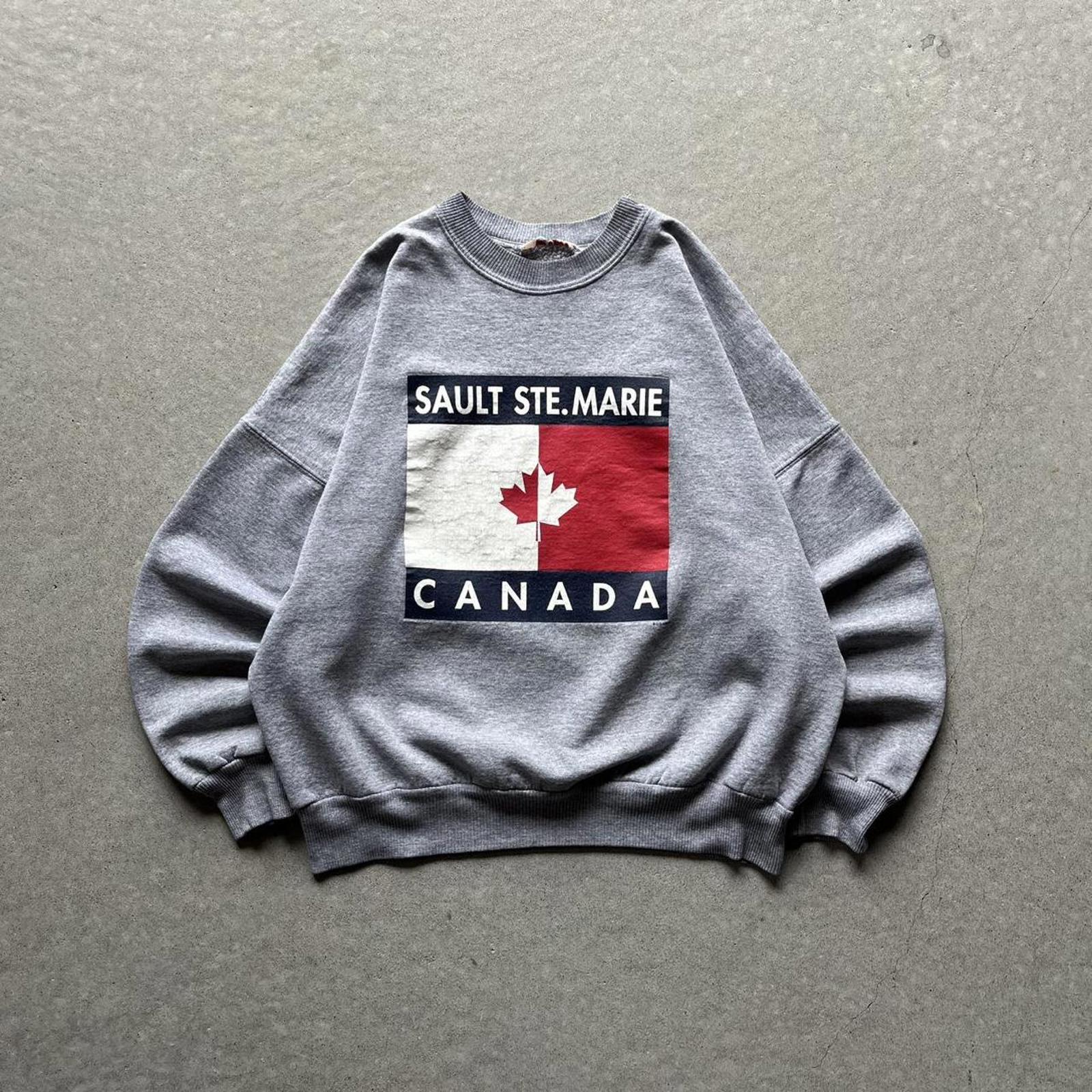 Vintage Clothing Vintage 90s Sault Ste. Marie Canada Graphic Crewneck American Vintage - uptwn vintage - 2e39d147-eb86-4ed1-a7b9-58e6ceecdee8