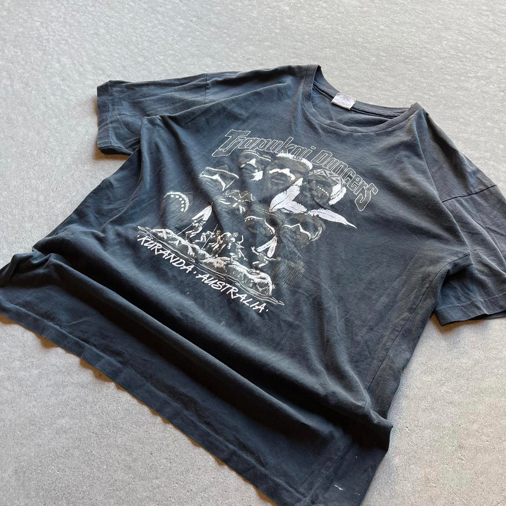 Vintage Clothing Vintage 1990 Tapuki Dancers Tour Graphic T-Shirt American Vintage - uptwn vintage - 2fce2bd9-c1c8-4057-923d-c9c2f6494dd7_d8a0ea90-ffa6-4e89-b2e2-e254413a94c6