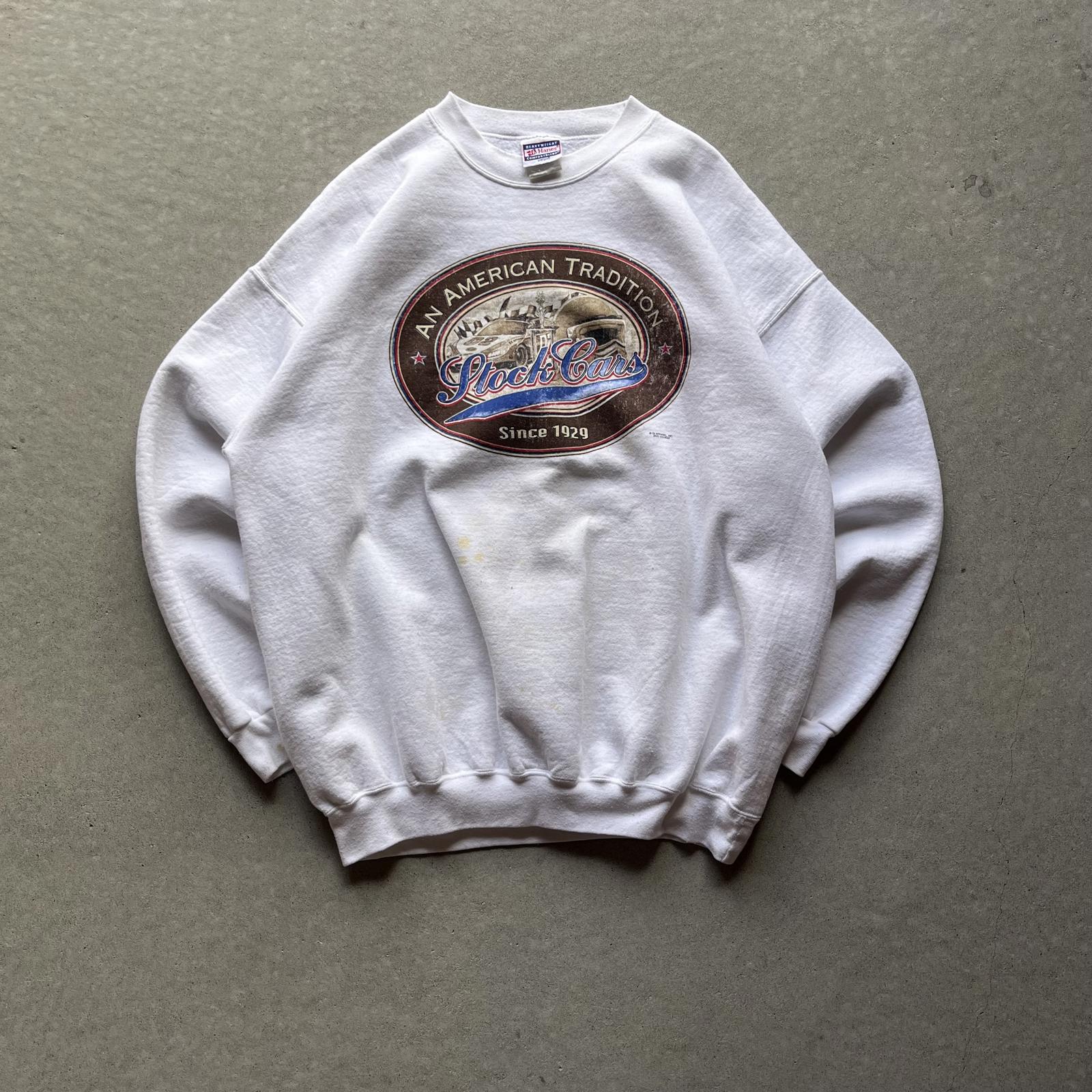 Vintage 90s Retro Stock Cars Sweatshirt