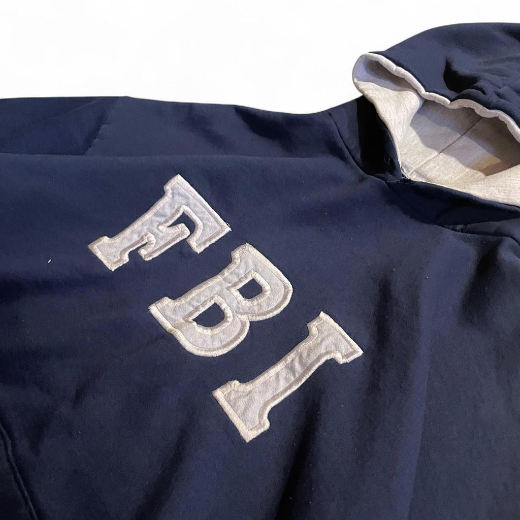 Vintage 80s Navy Embroidered FBI Hoodie American Vintage 33f0ae1e-e056-4386-8e02-068b016c095f