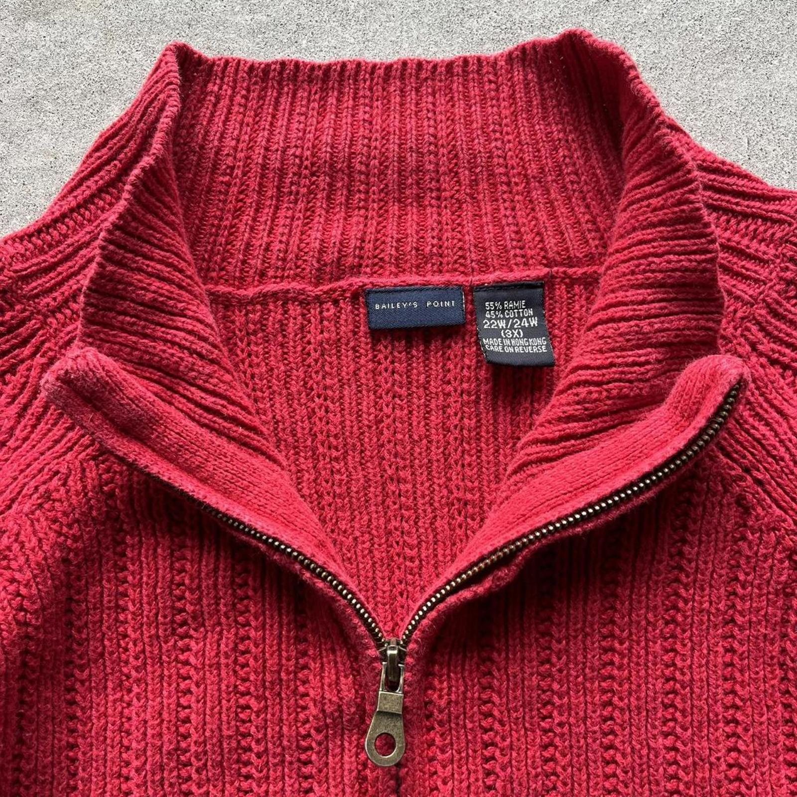 Vintage Clothing Vintage Y2K Bailey’s Point Full Zip Knit Sweater American Vintage - uptwn vintage - 3476a9b1-8bb2-40fb-a6ed-d3ec69273775
