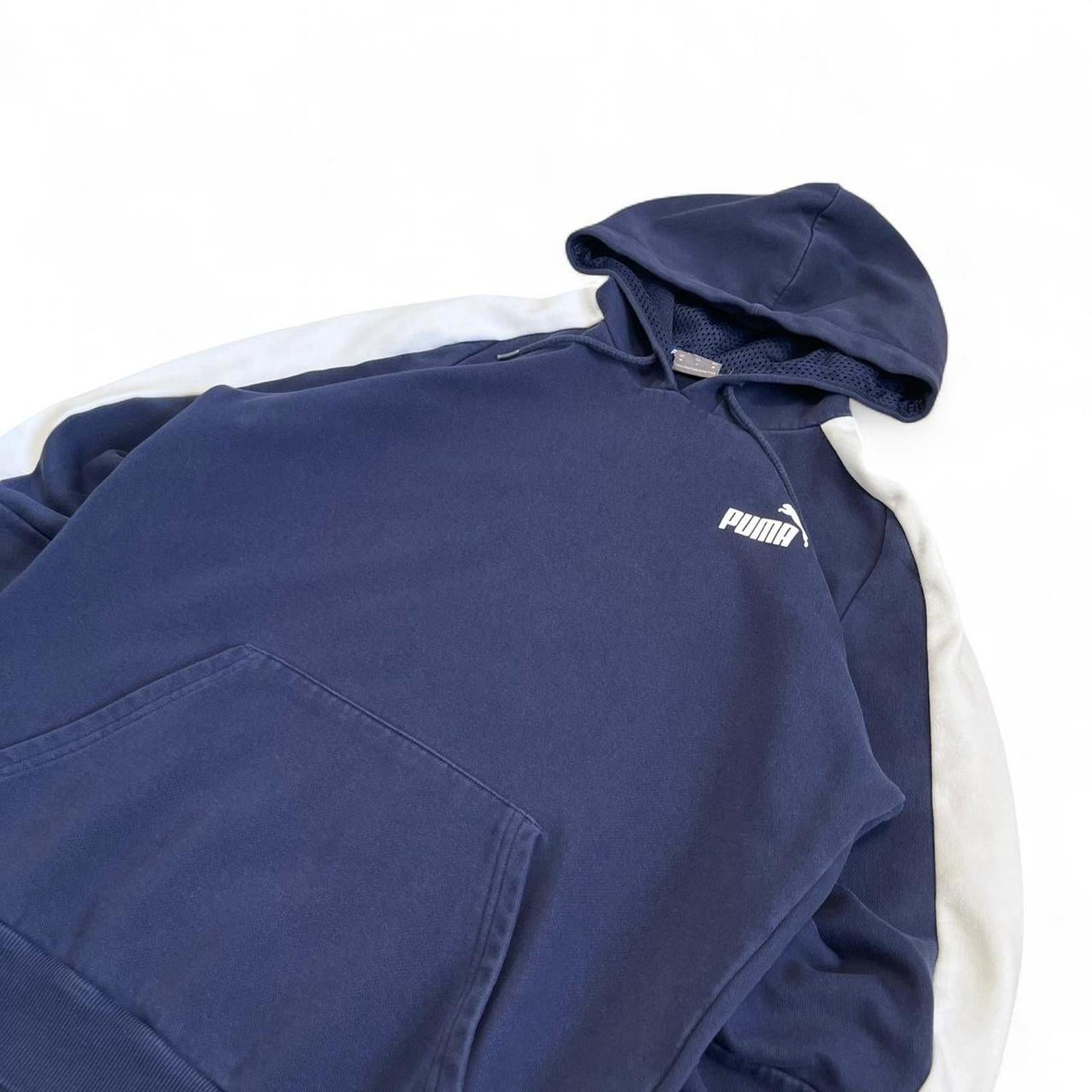 Vintage Y2K Navy And White Puma Hoodie PUMA 359d6815-c99f-4eb9-ab38-b6d3c65d3751