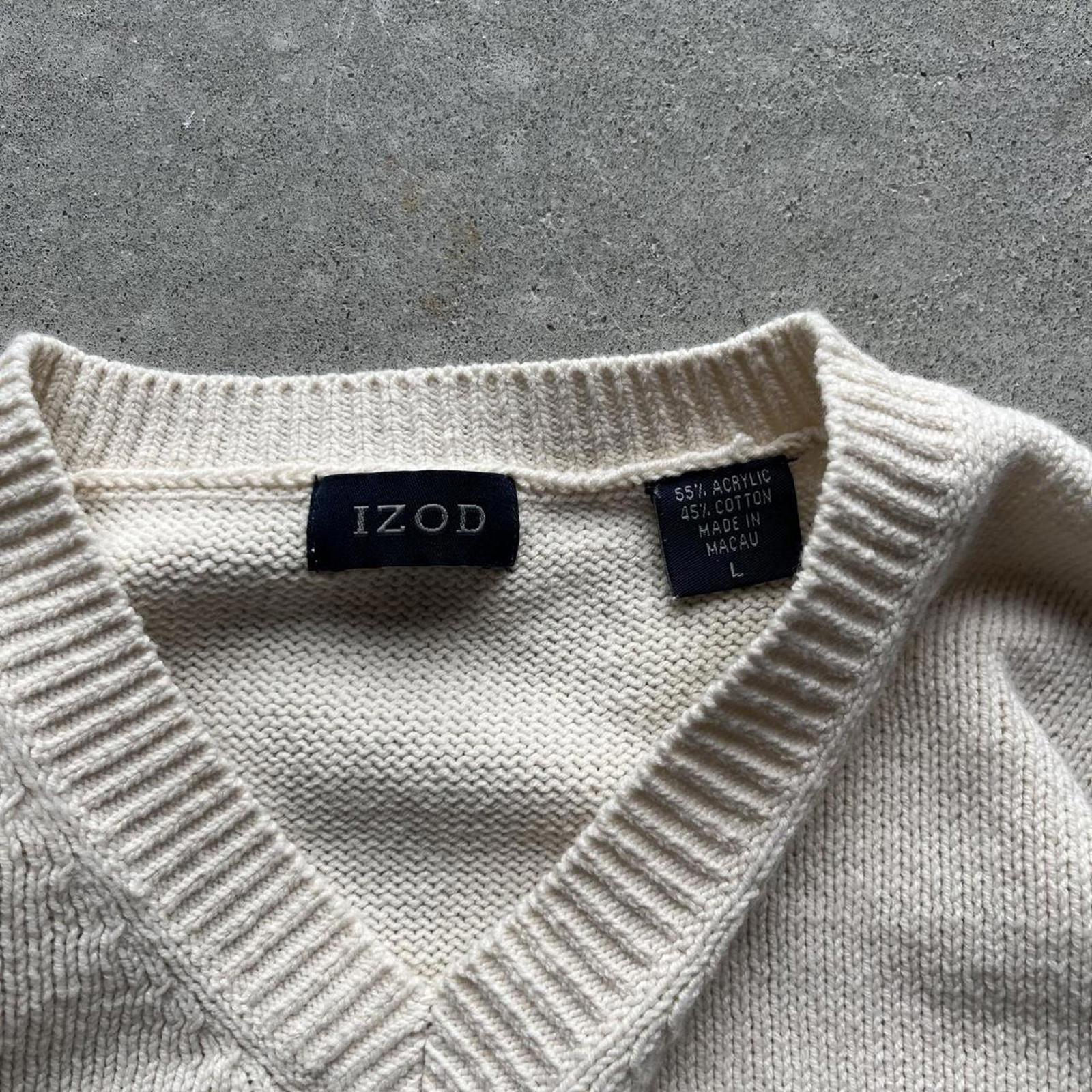 Vintage Clothing Vintage 90s Izod Diamond Knit Sweater IZOD - uptwn vintage - 35bad387-150c-4b64-ad1f-3b4f80af01f6