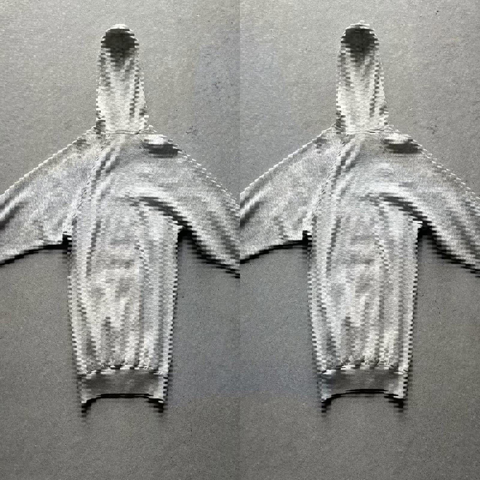 Vintage 80s Grey Adidas Trefoil Hoodie