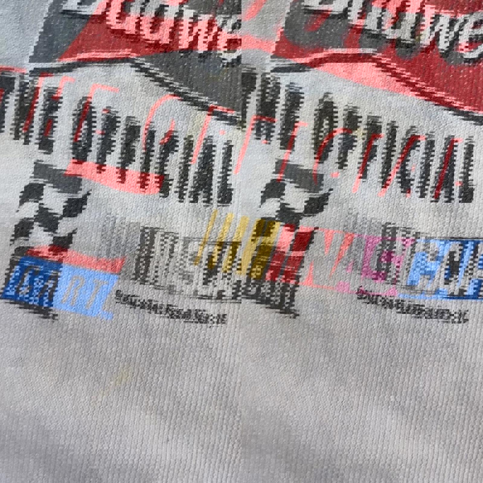 Vintage Thrashed 2000 Race For The Flag NASCAR T-Shirt Hanes - uptwn vintage - 3d5884d9-1f64-4073-aac5-d6f2b6c49cb8