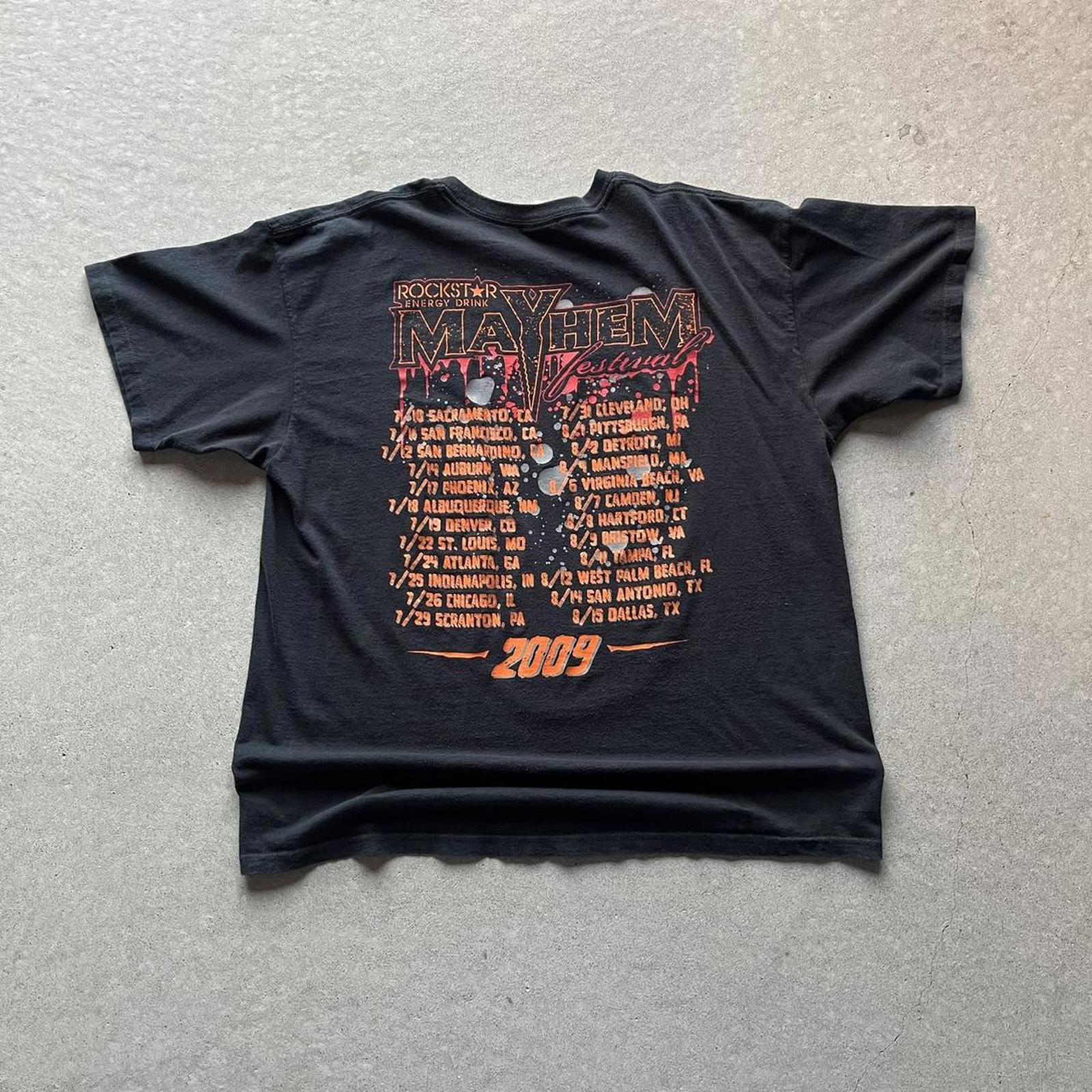 Vintage 90s Rockstar Mayhem Motocross T-Shirt - Uptwn Vintage