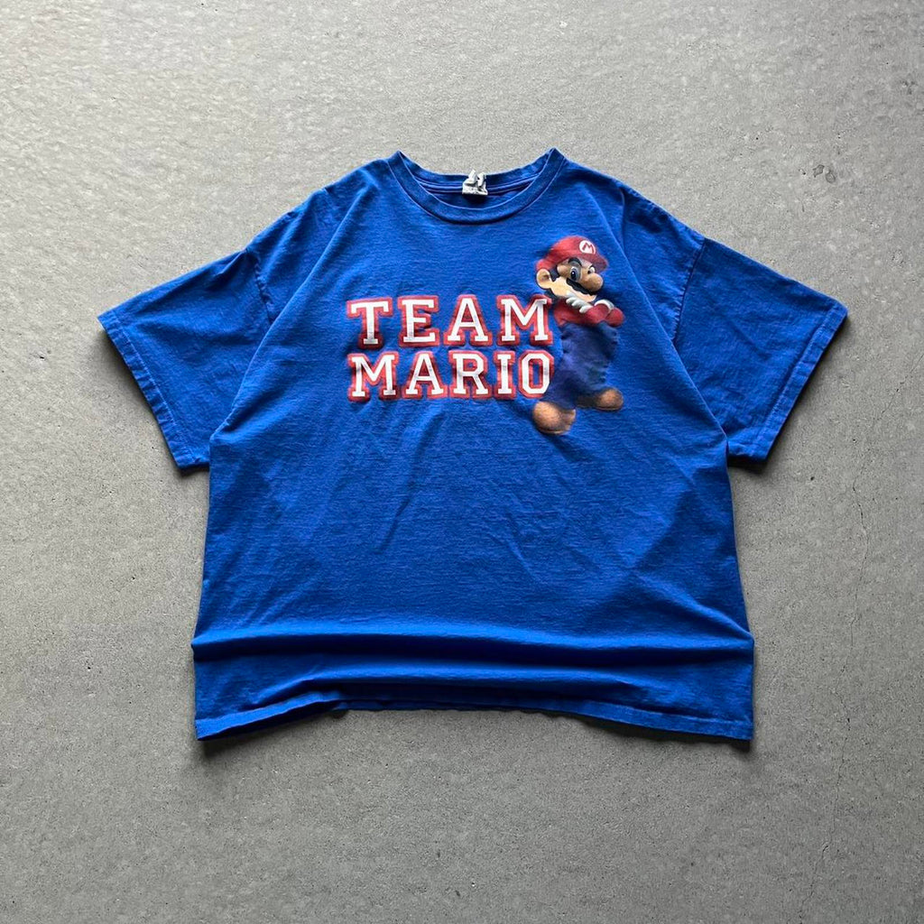 Vintage Y2K Team Mario T-Shirt
