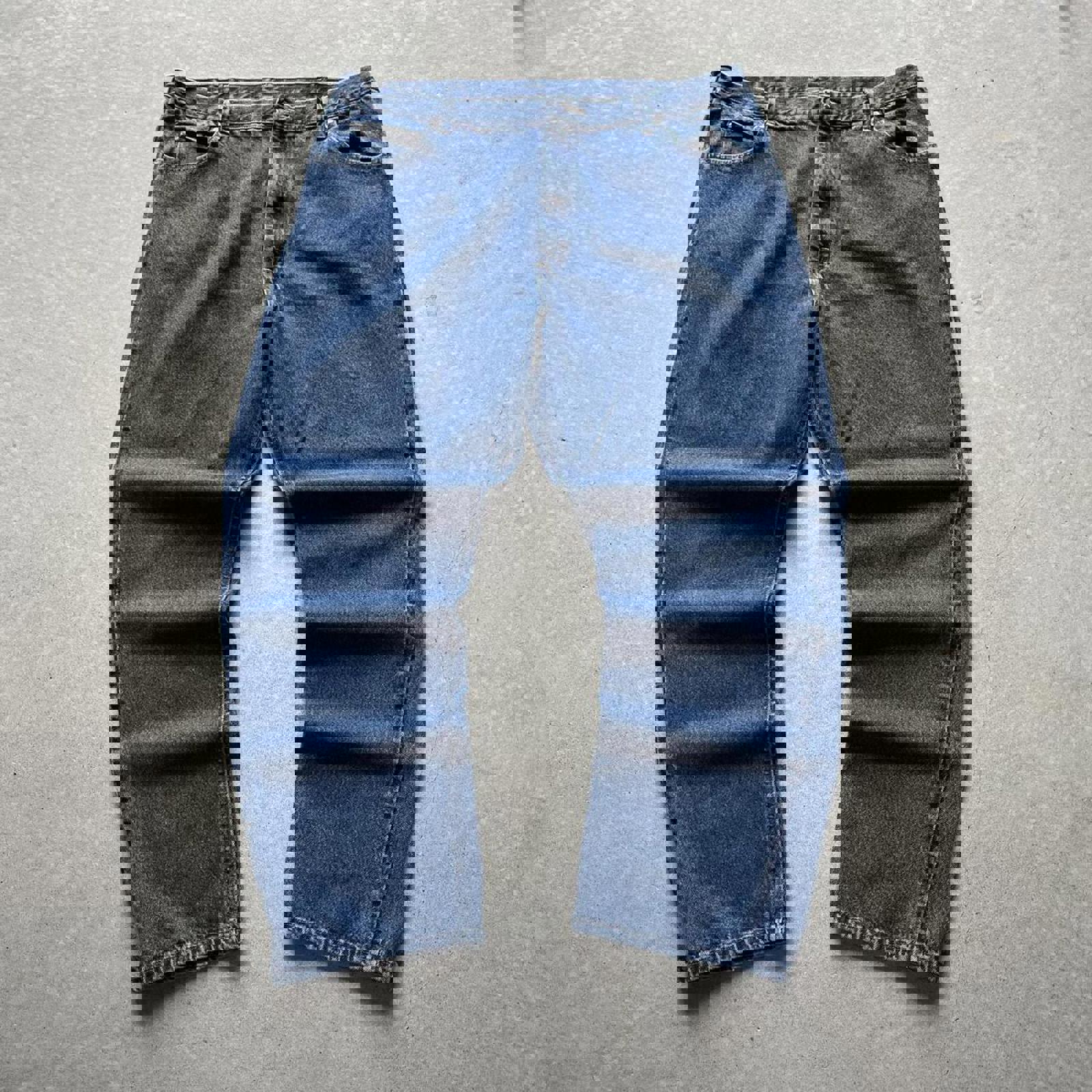 Vintage Y2K Baggy Wrangler Blue Jeans