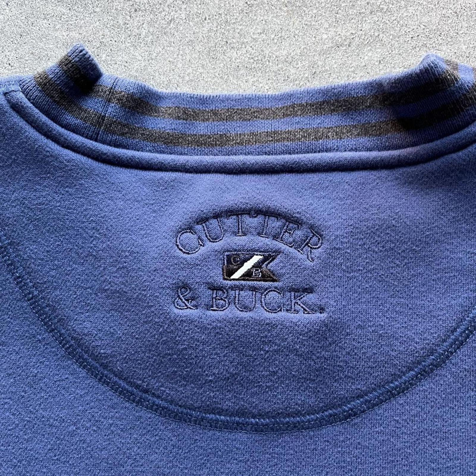 Vintage Clothing Vintage 90s Cutter & Buck Blue Crewneck Cutter & Buck - uptwn vintage - 4174e96f-19ab-45c3-8c35-b2b06d9fcba4