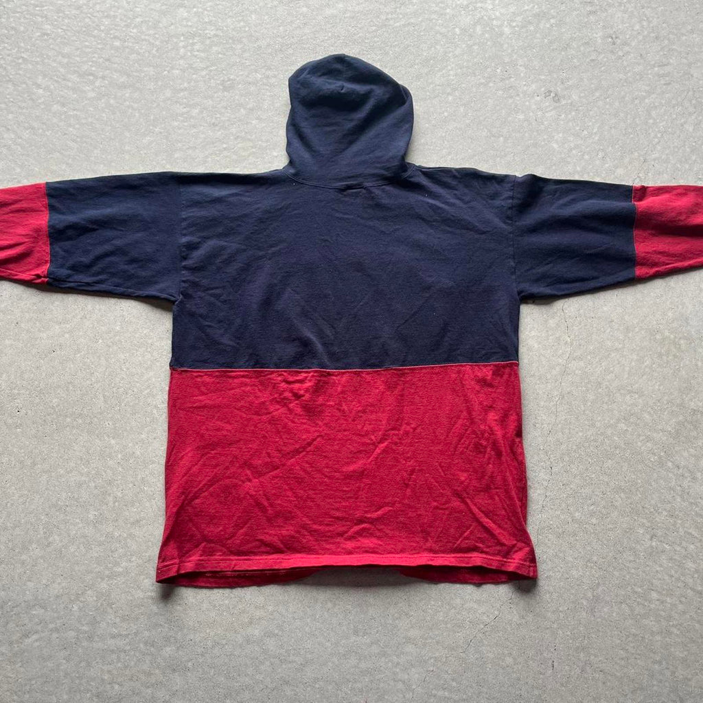 Vintage 90s Champion USA Hooded Long Sleeve Shirt - Uptwn Vintage