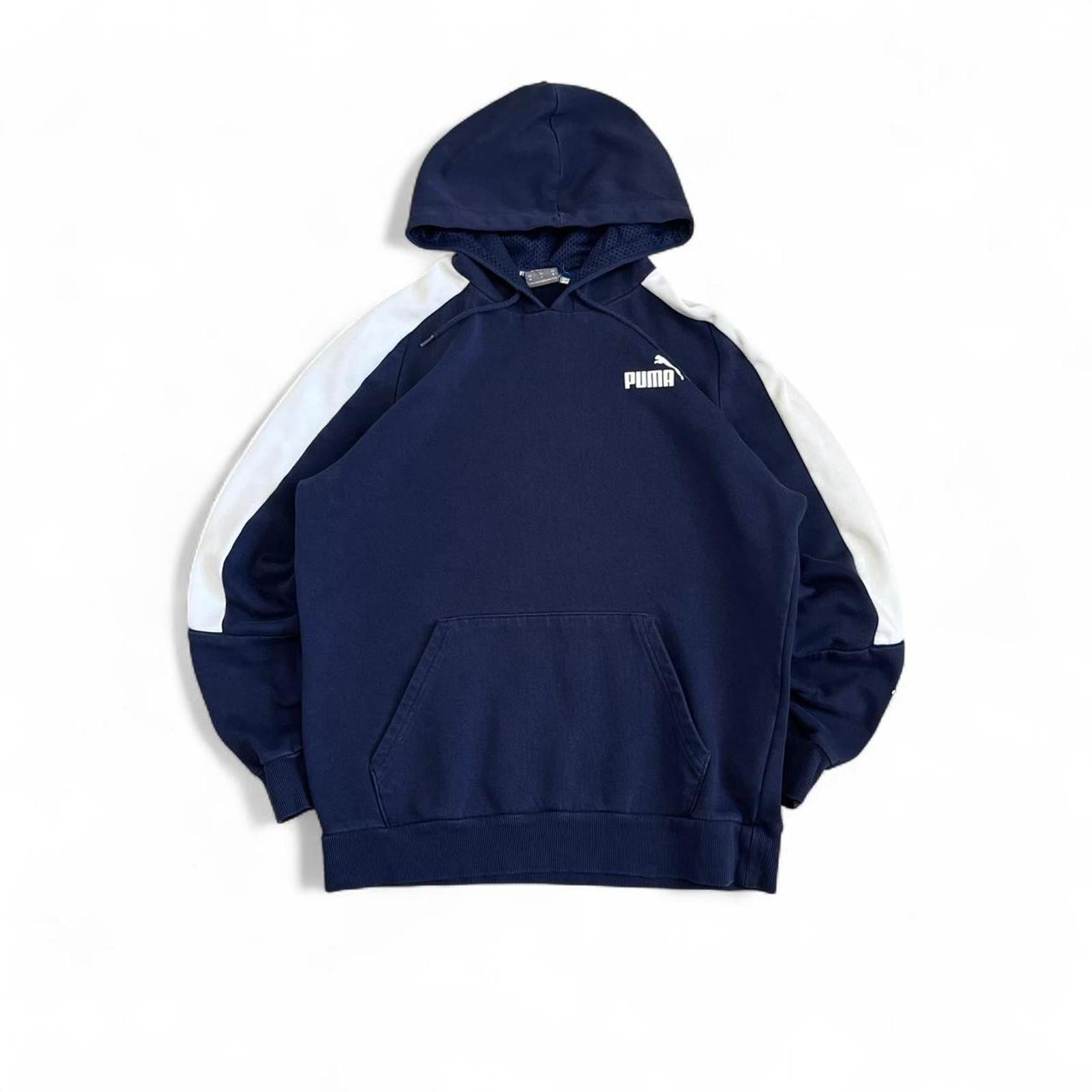 Vintage Y2K Navy And White Puma Hoodie PUMA 43b08e06-953b-46c2-8dd4-af6a2d79f352