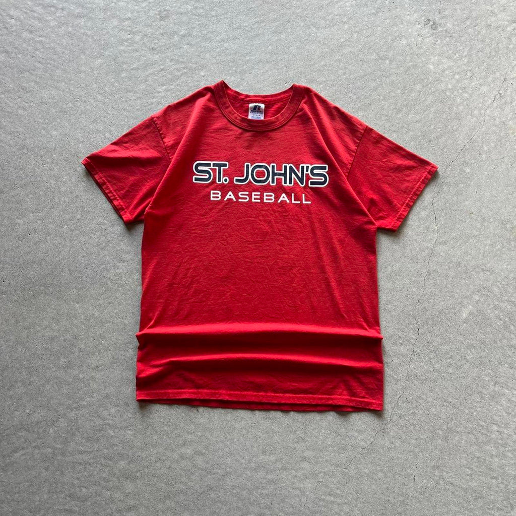 Vintage Clothing Vintage Y2K St. John’s University Baseball T-Shirt Russell Athletic - uptwn vintage - 4440e4a6-a75c-4688-9276-5ece2c4362e8