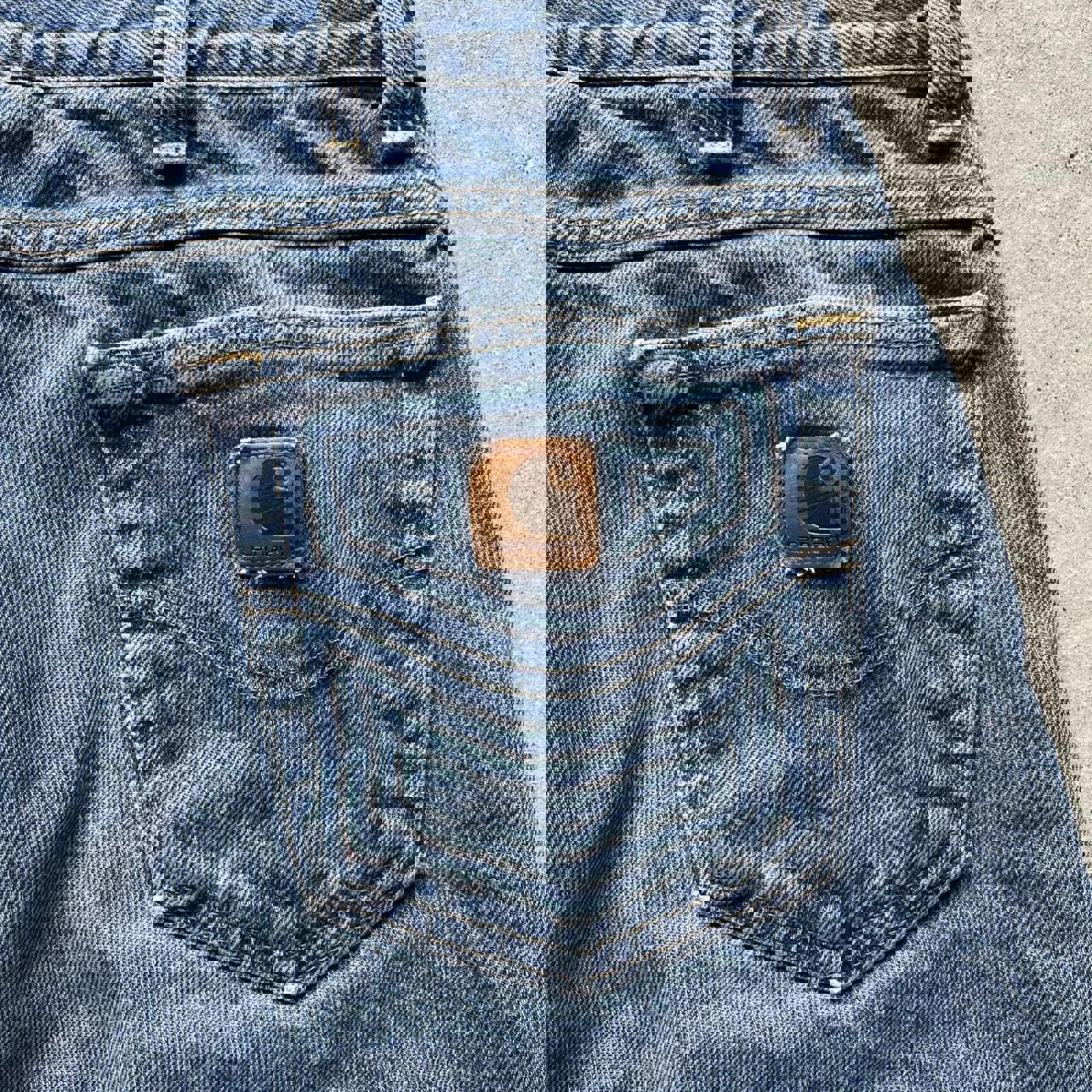 Vintage Y2K Unique Carhartt Blanket Lined Jeans