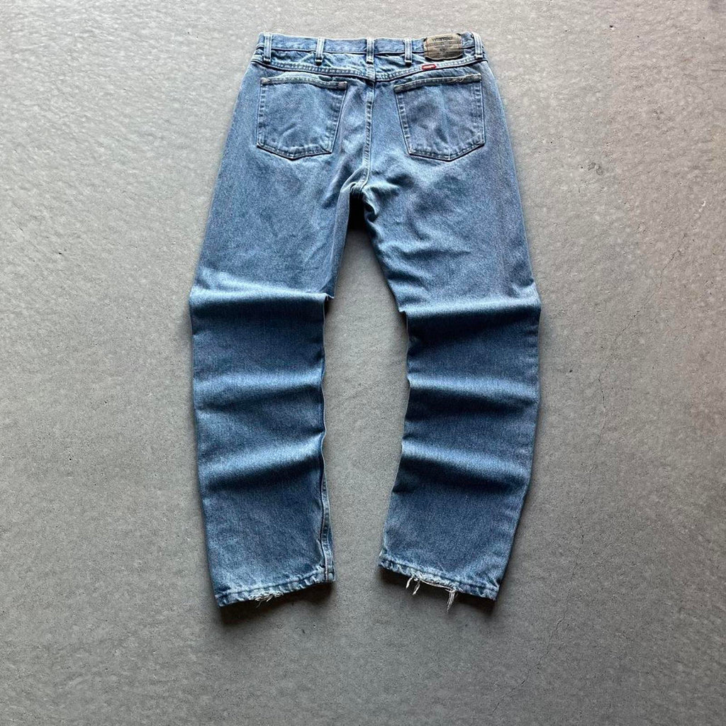Vintage Clothing Vintage Y2K Wrangler Dark Wash Denim Jeans Wrangler - uptwn vintage - 4712333e-085c-46af-9fb7-c1992f369a21