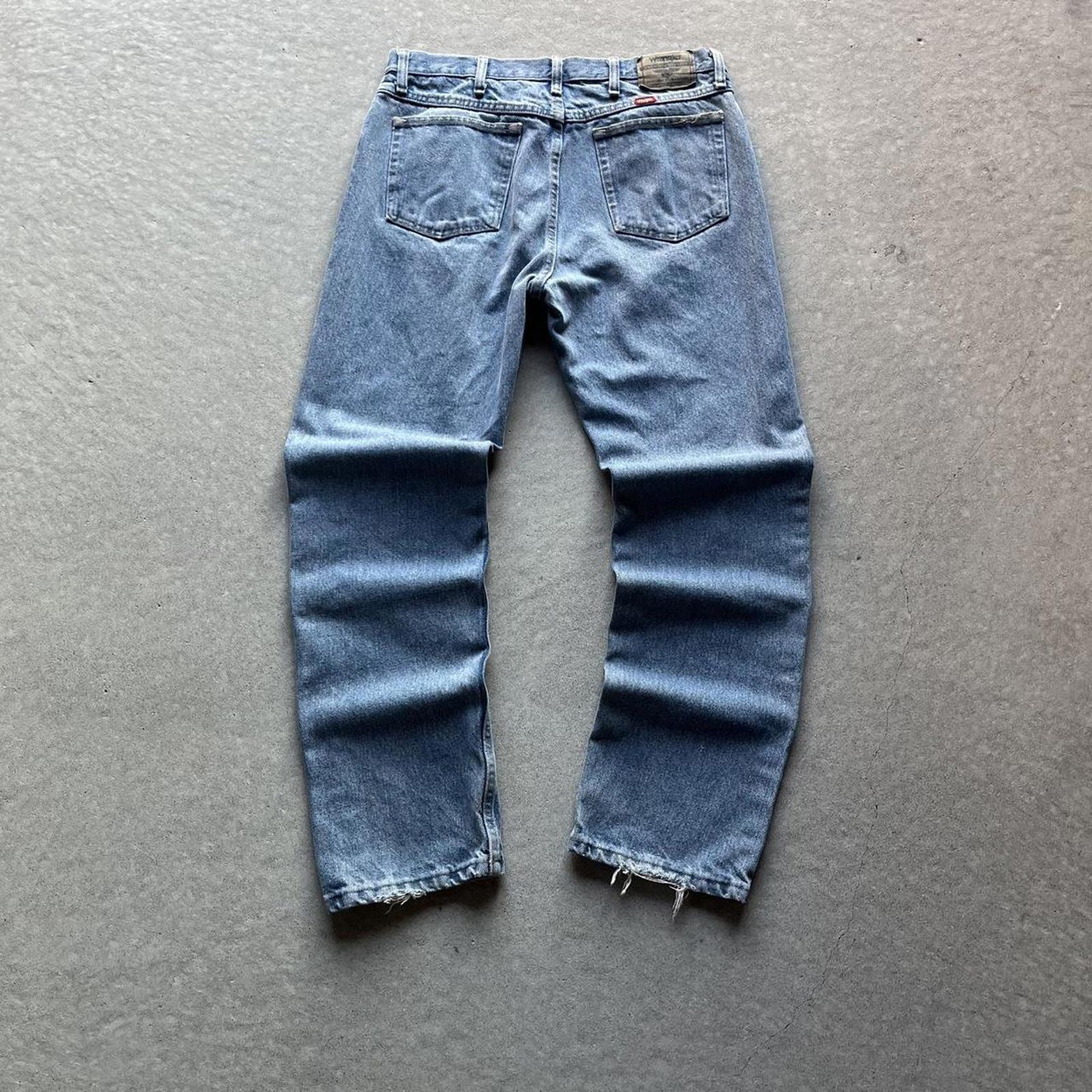 Vintage Clothing Vintage Y2K Wrangler Dark Wash Denim Jeans Wrangler - uptwn vintage - 4712333e-085c-46af-9fb7-c1992f369a21