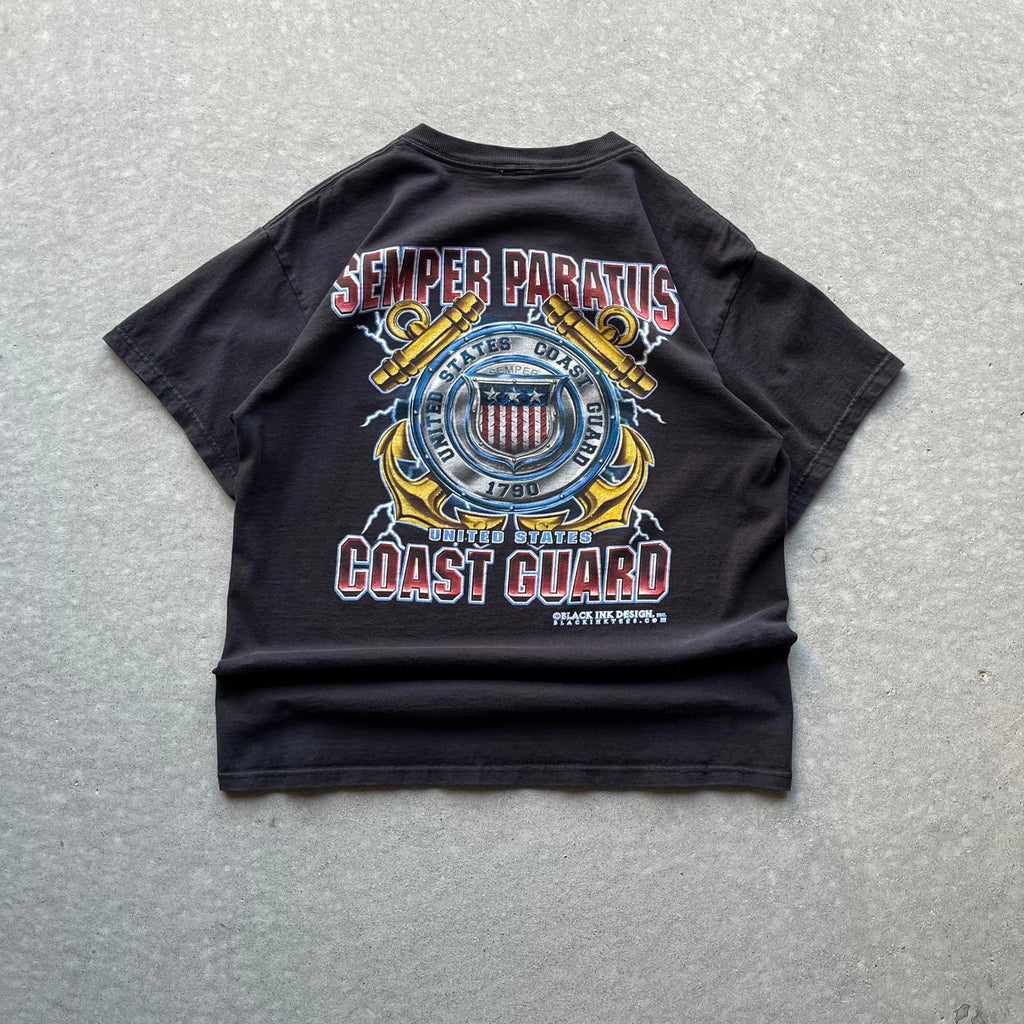 Vintage Y2K USA Coast Guard T-Shirt - Uptwn Vintage